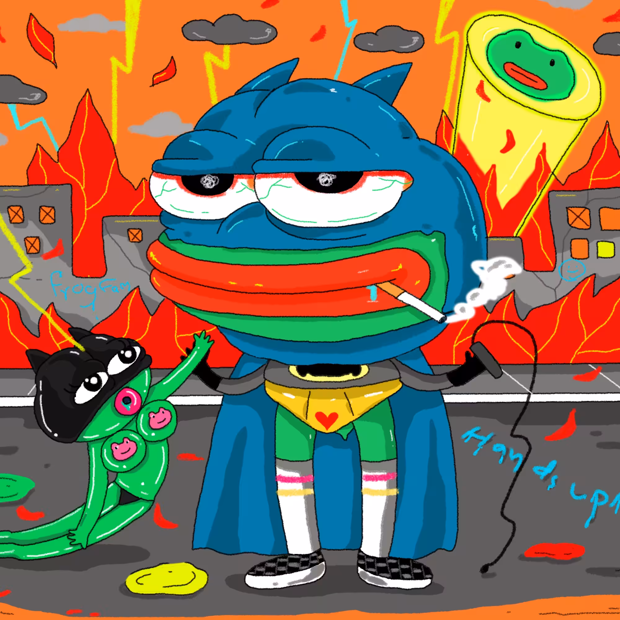 NIGHT FLYING FROG