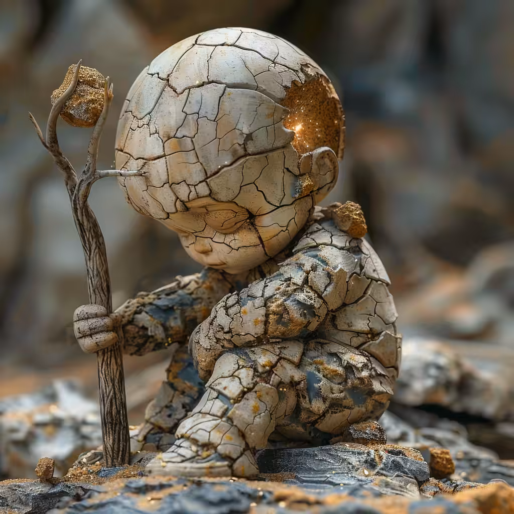 Nature’s Drying Earth Child