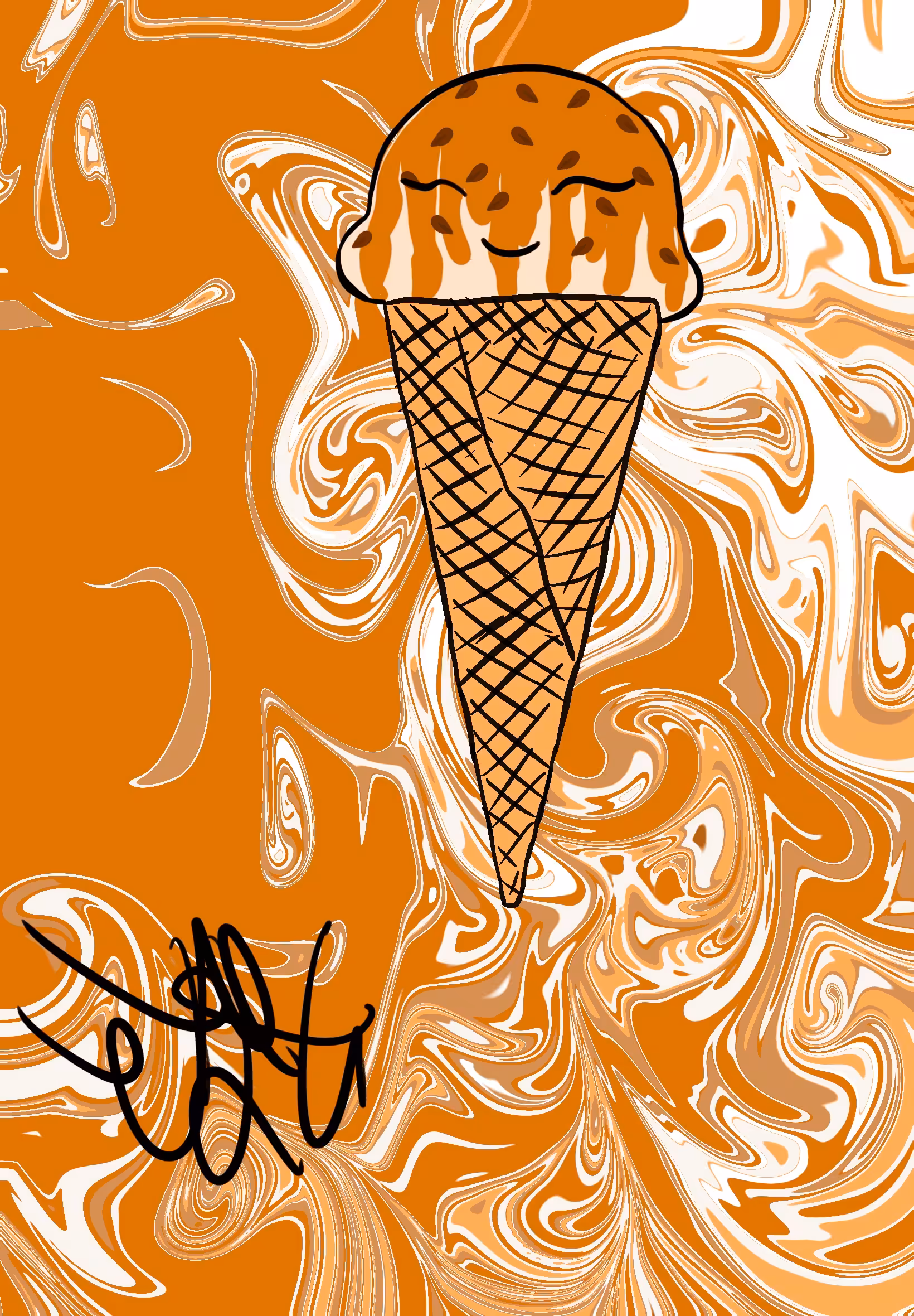 Carmel Swirl Butter Pecan