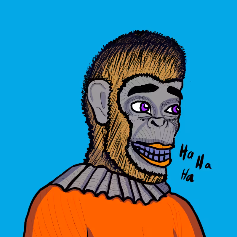 Clown Ape Club Tezos Ultra Superior-CACTUS #7