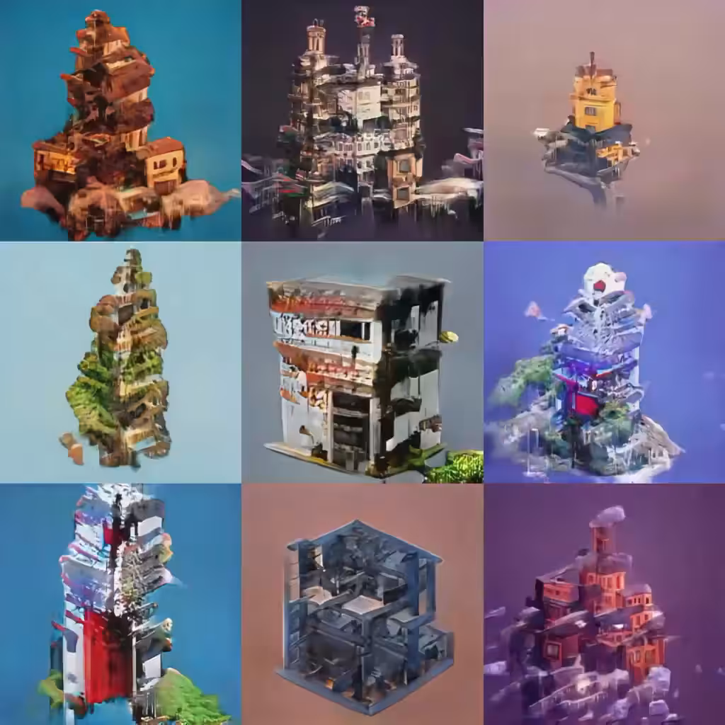 Isometric Dreams Mosaic