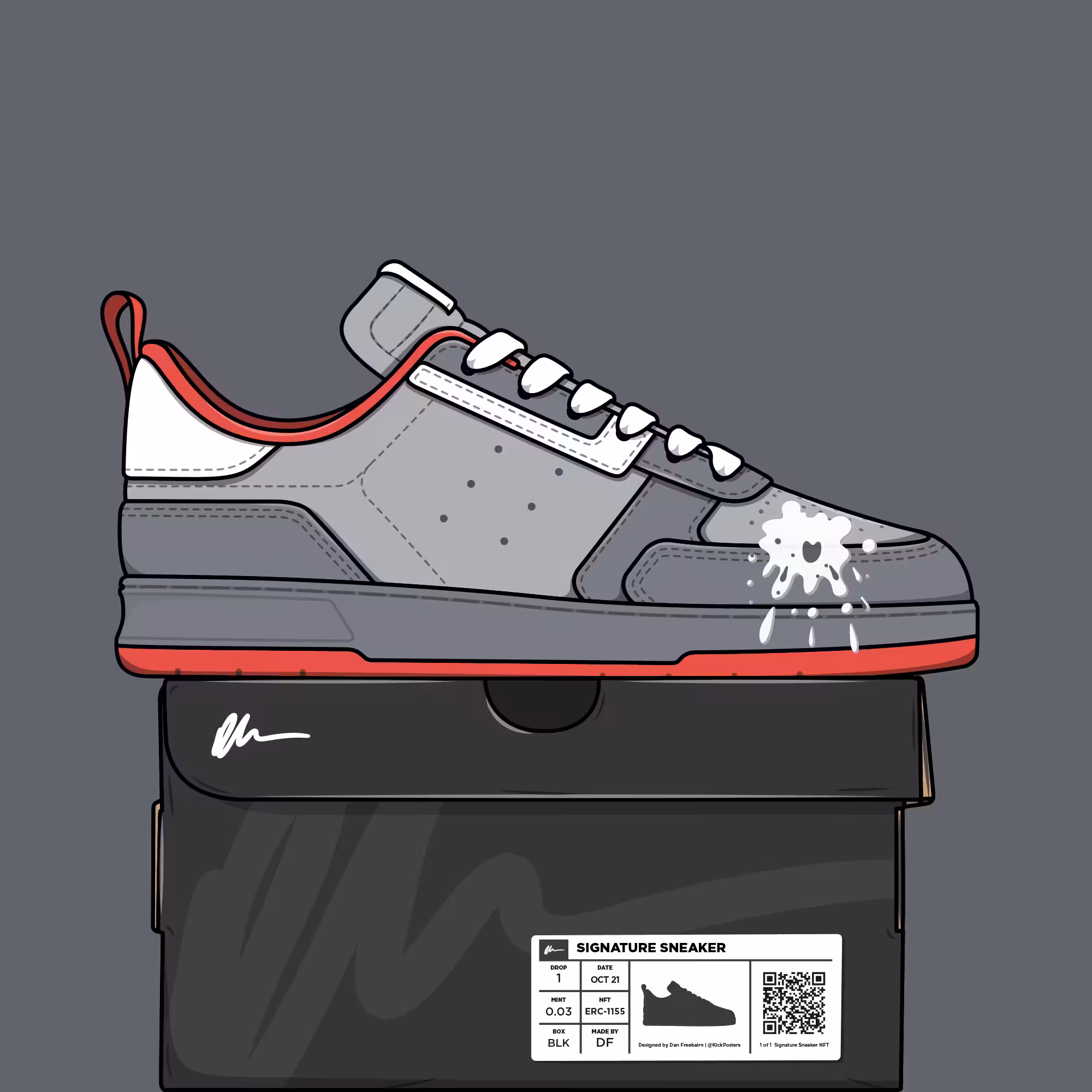 Signature Sneaker 'Bird' - #024