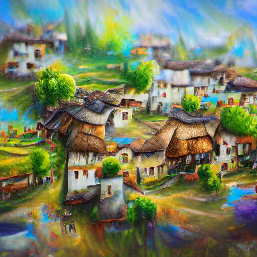 vintage 4k painting