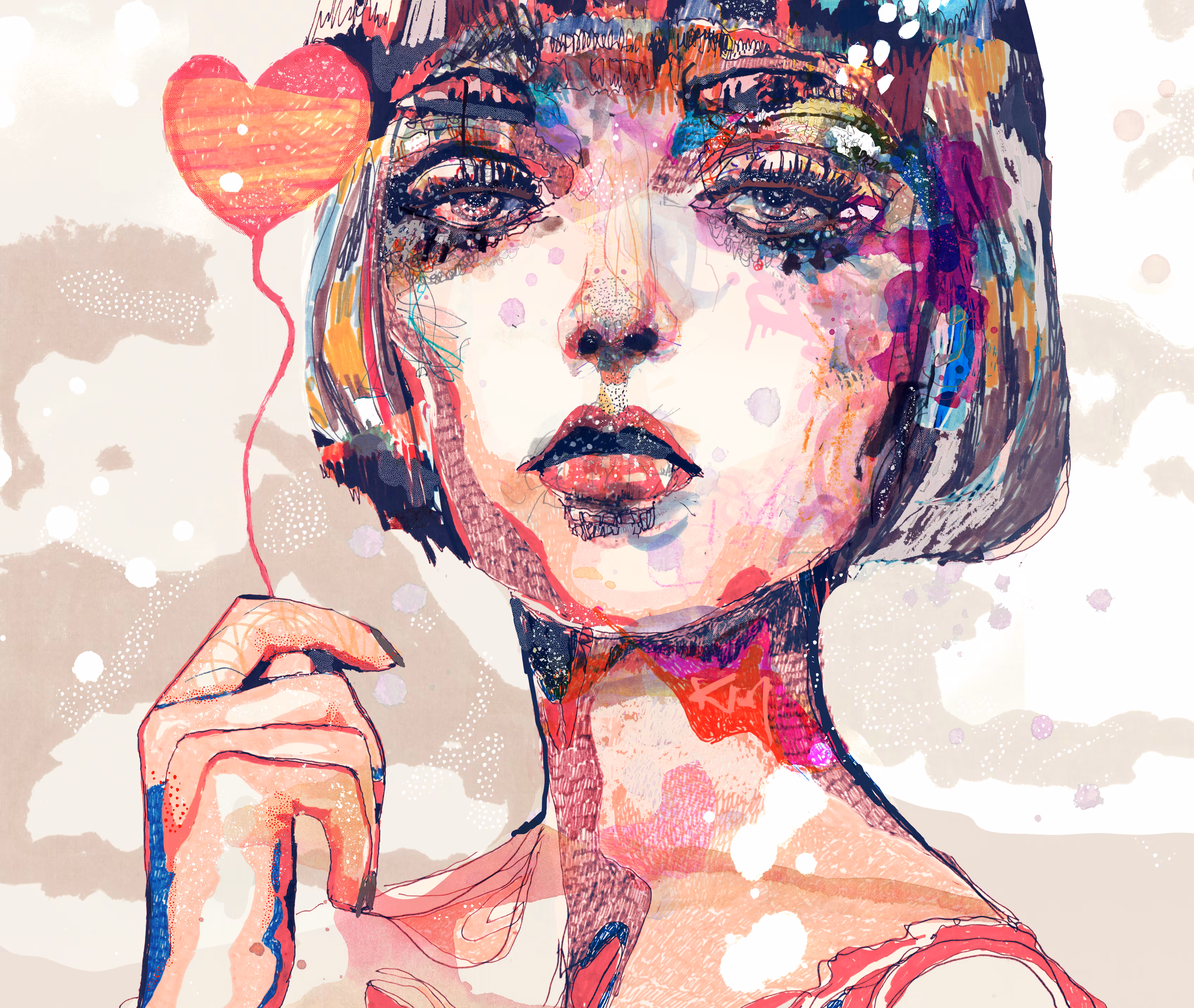 She