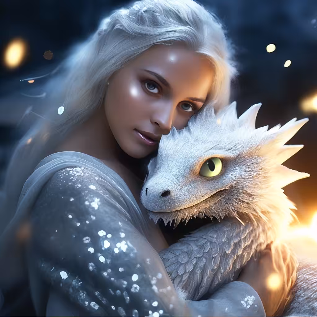 Silver Girl and the Dragon