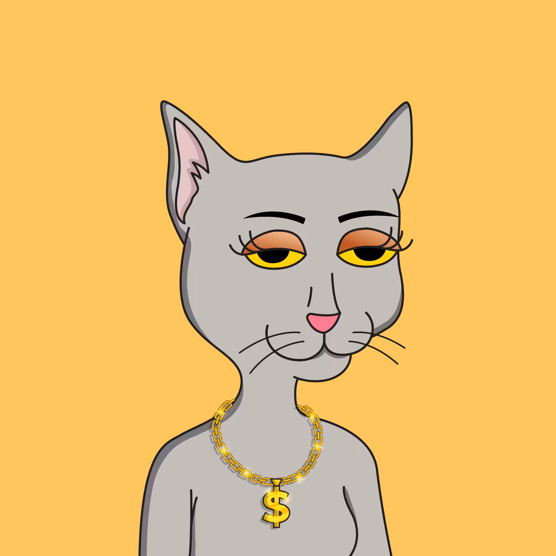 Girl Cat #663