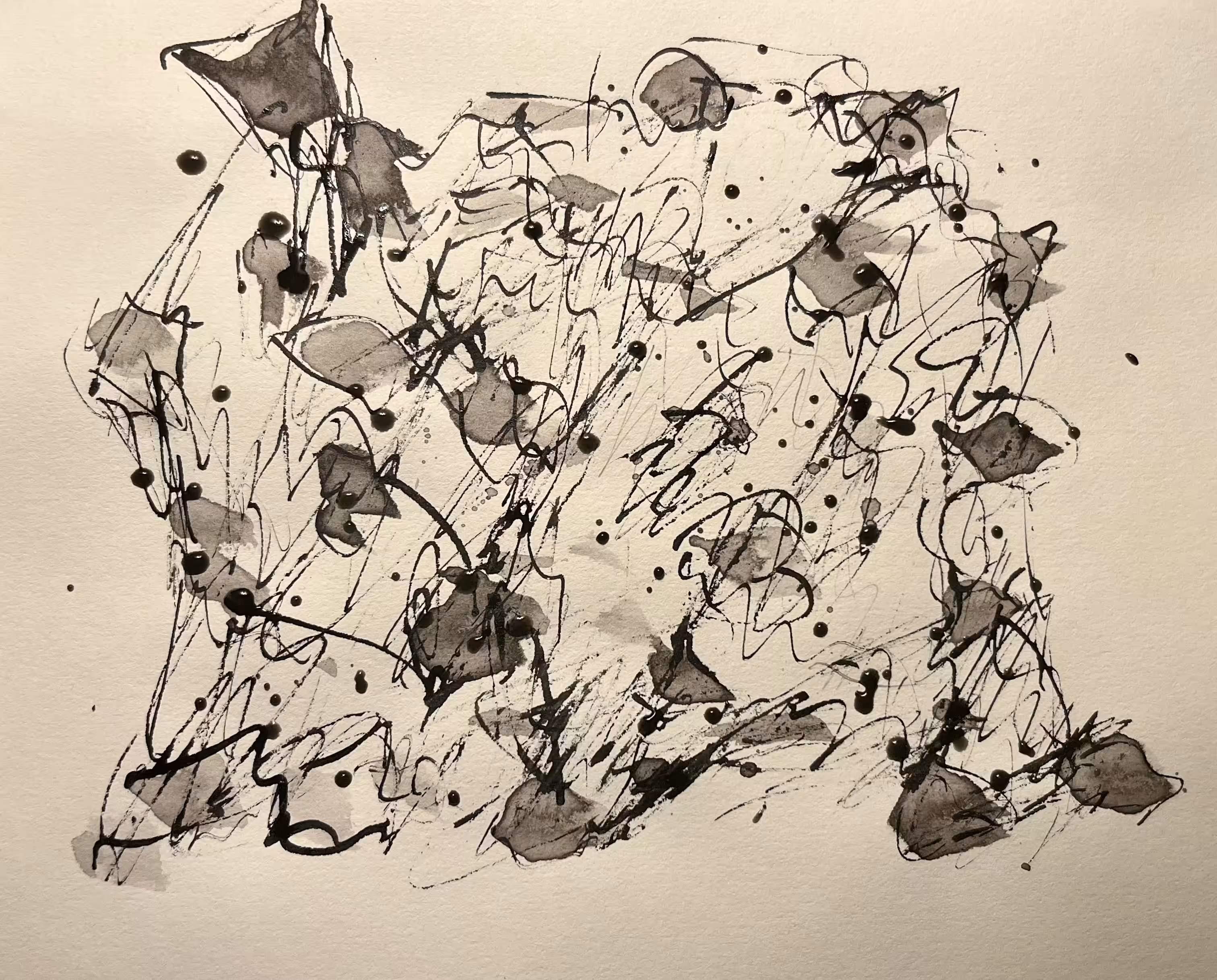 lines and dots and spotches