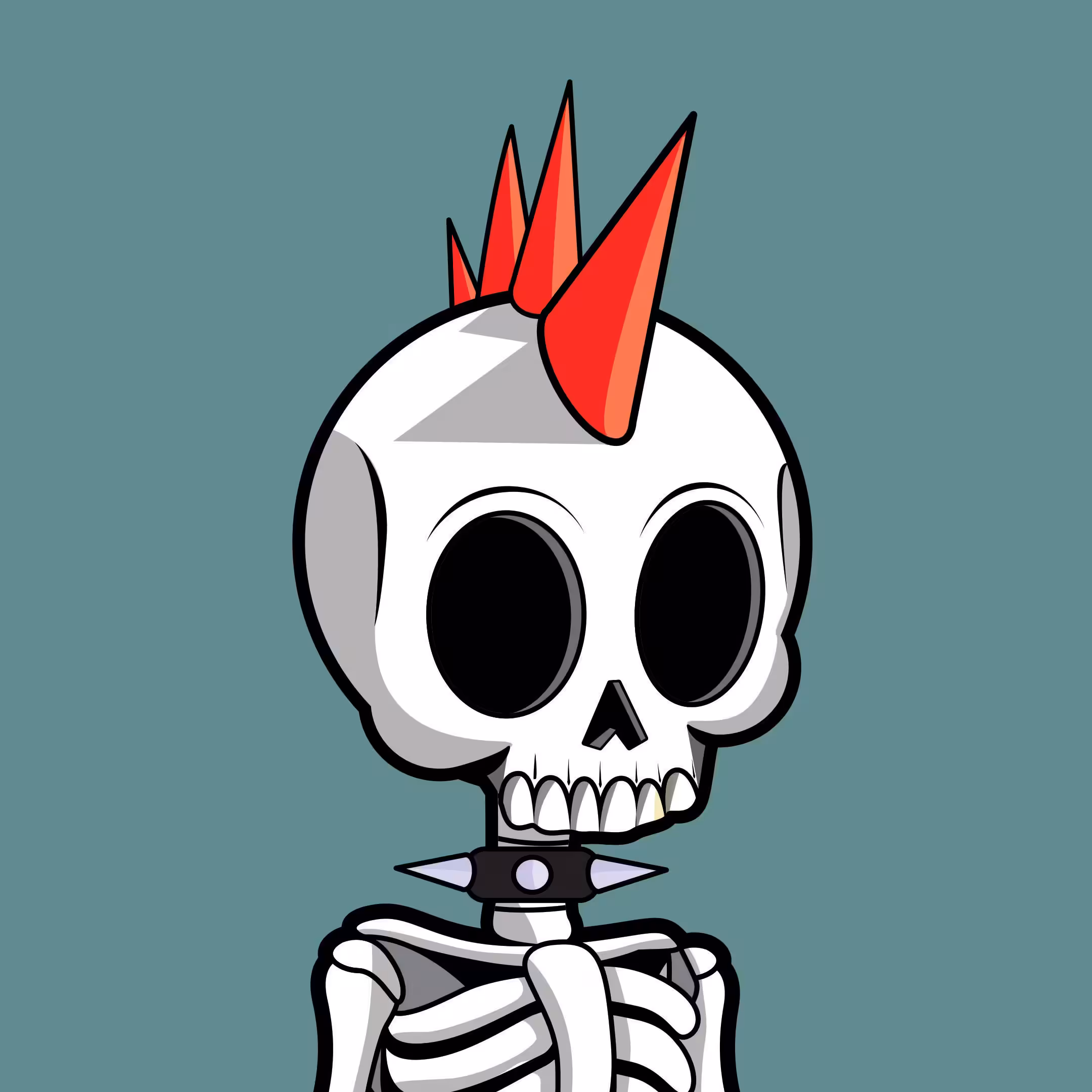 Edgar The Skeleton PUNK #4