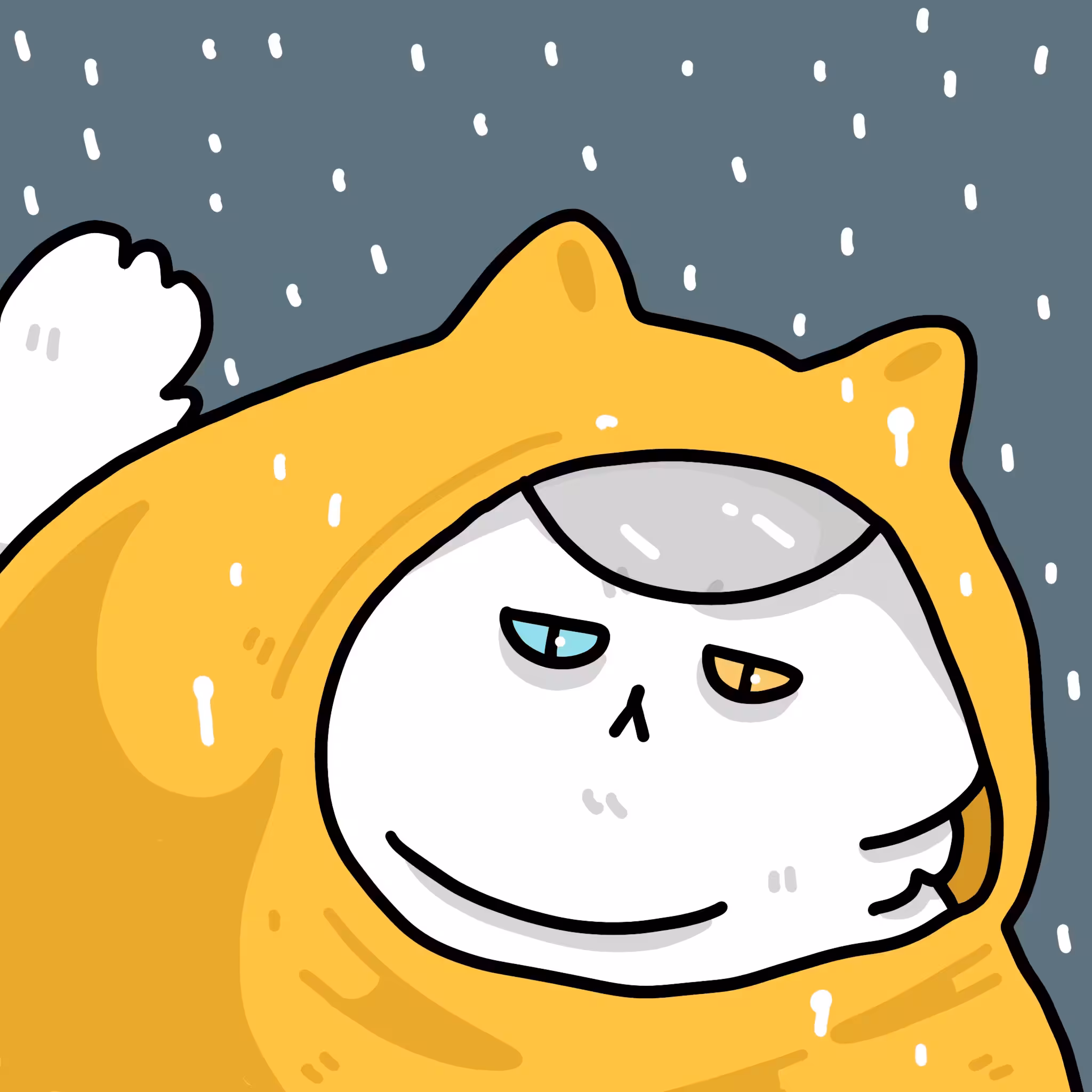 UNCLE ADAM CHUBBY CAT: UNCLE ADAM 003 THE RAIN