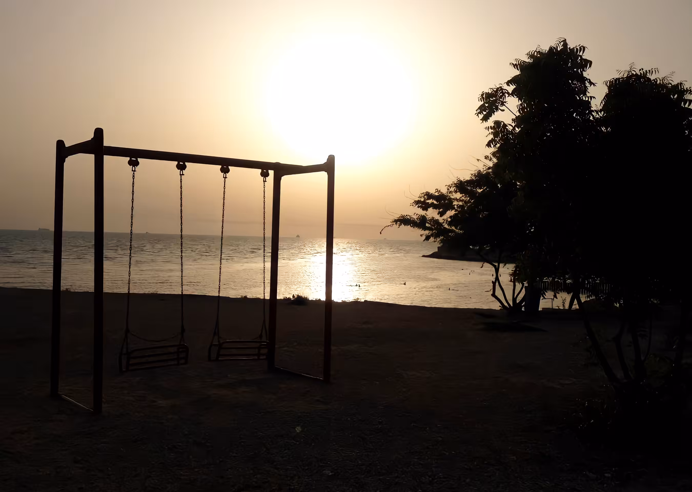 empty swing
