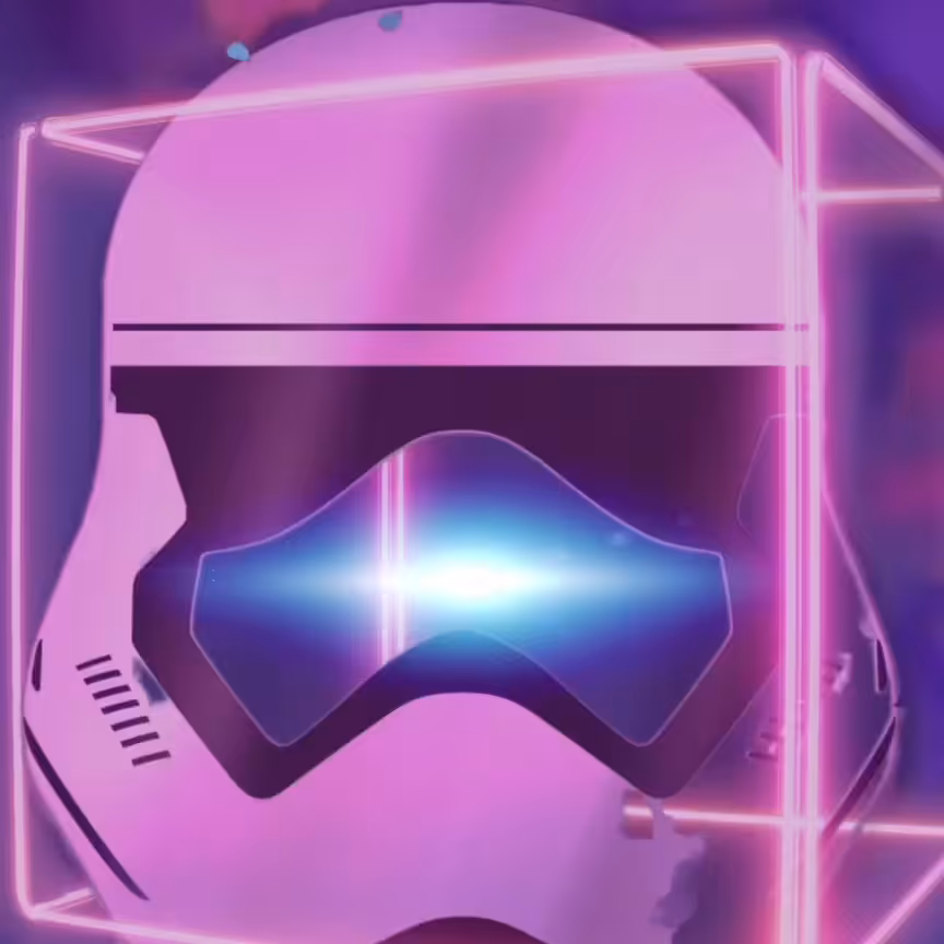 Stormtrooper trying to get out of the Closet!