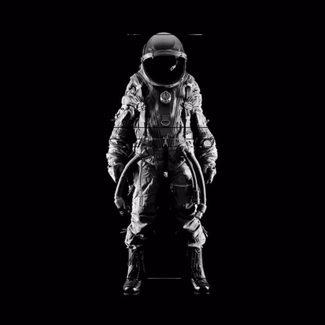 Red Blue Astronaut 