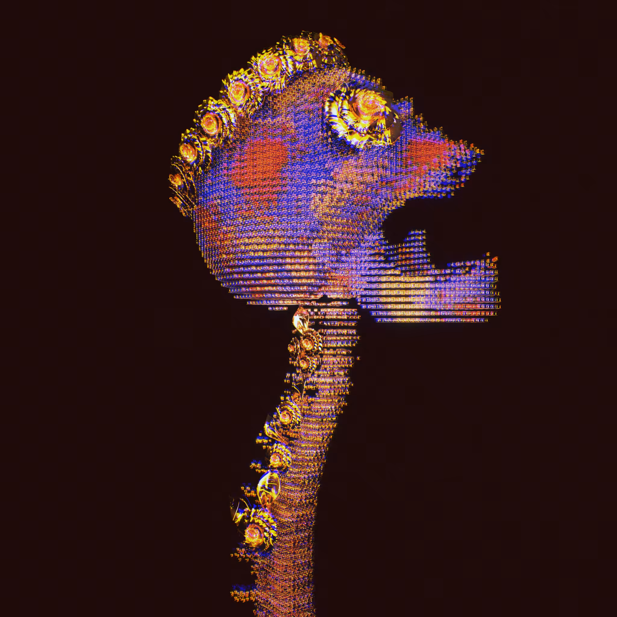In the form of a skeleton #2