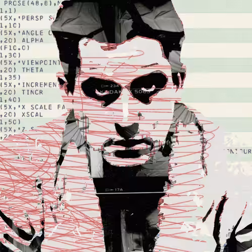 THE GENERATIVE PORTRAIT COLLECTION OF ROBERT MALLARY: Generative Portrait of Robert Mallary #787