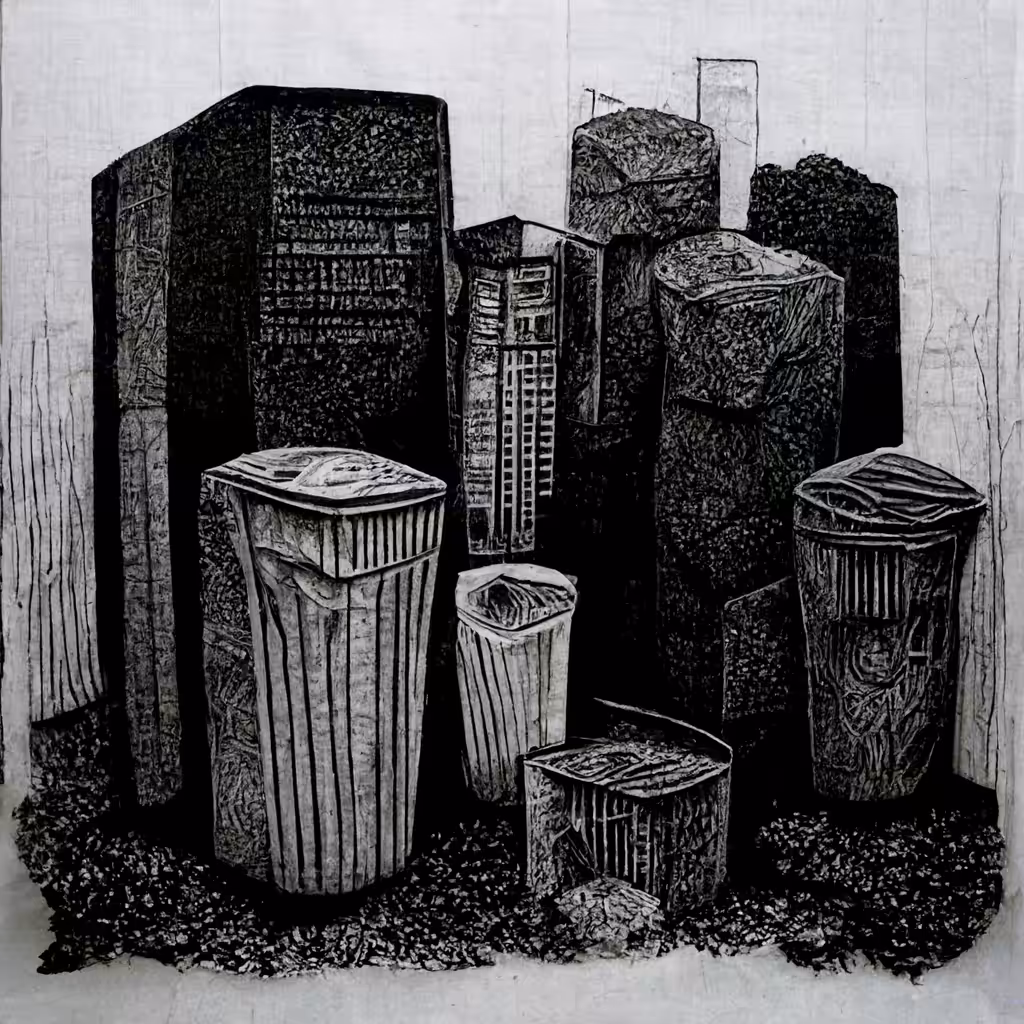 Trash Can , Monoliths  #TezTrash