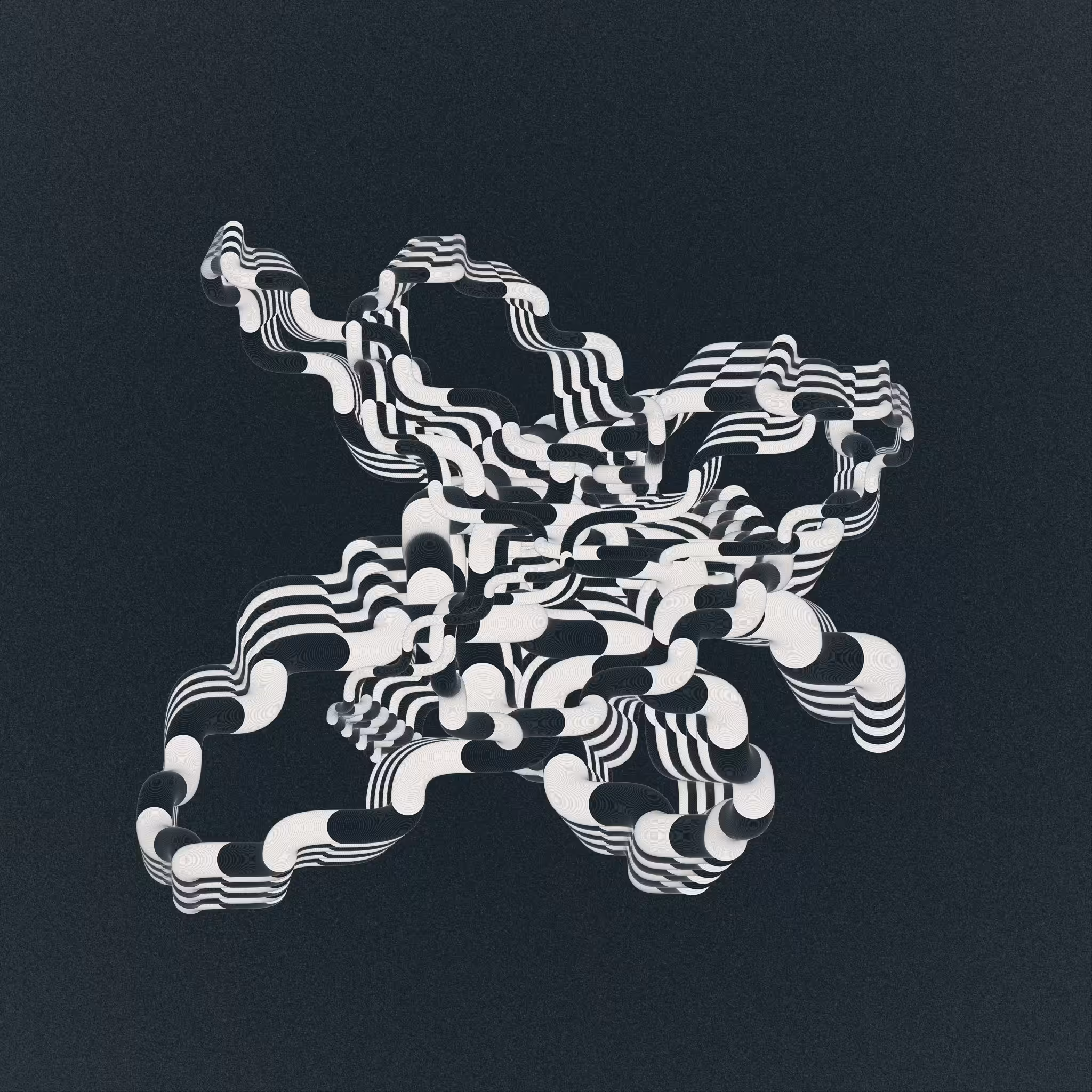 Pipe Alternate, Black & White No. 16
