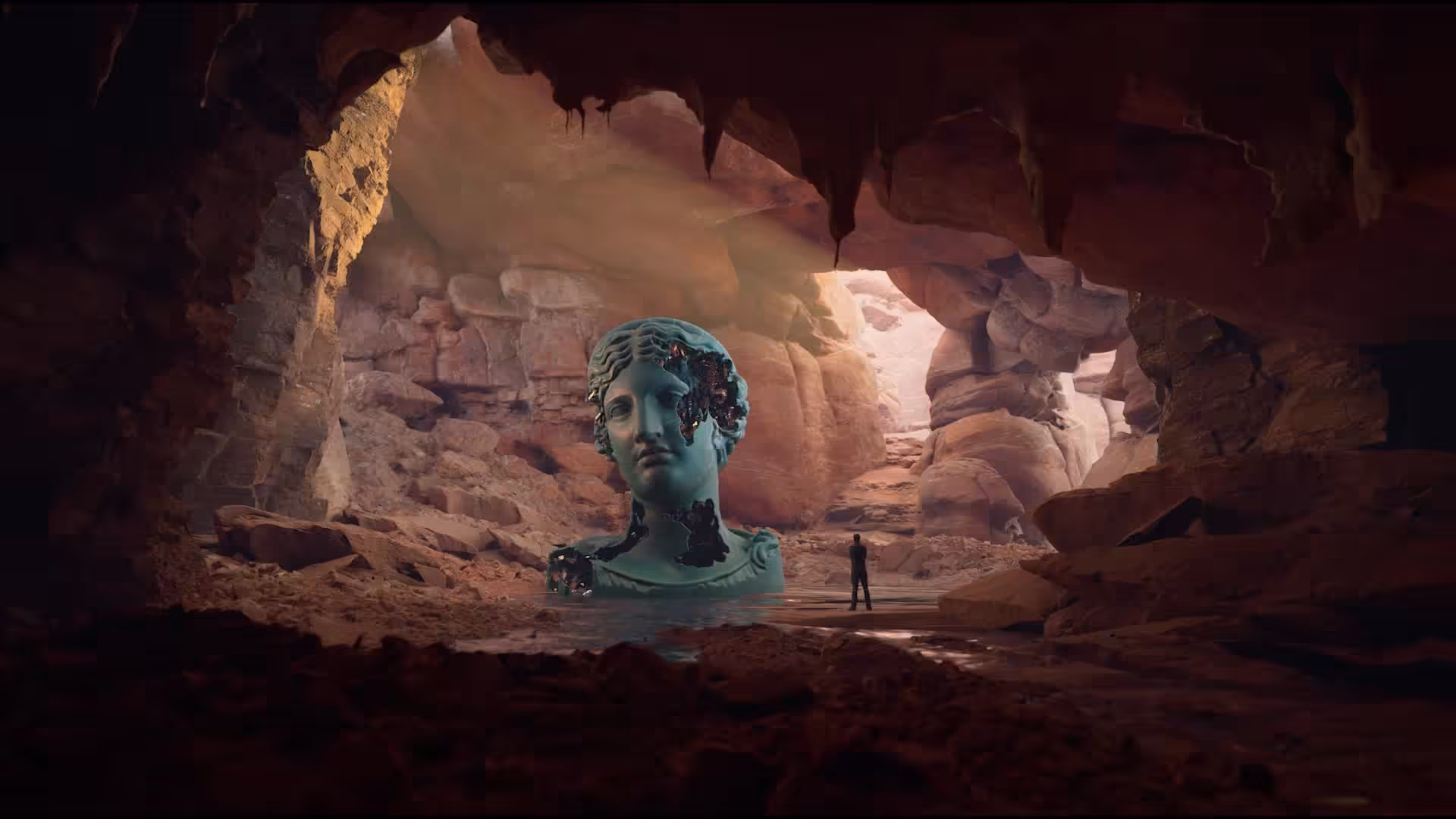 Eroding and Reforming Bust of Melpomene (Martian Day) #7/150