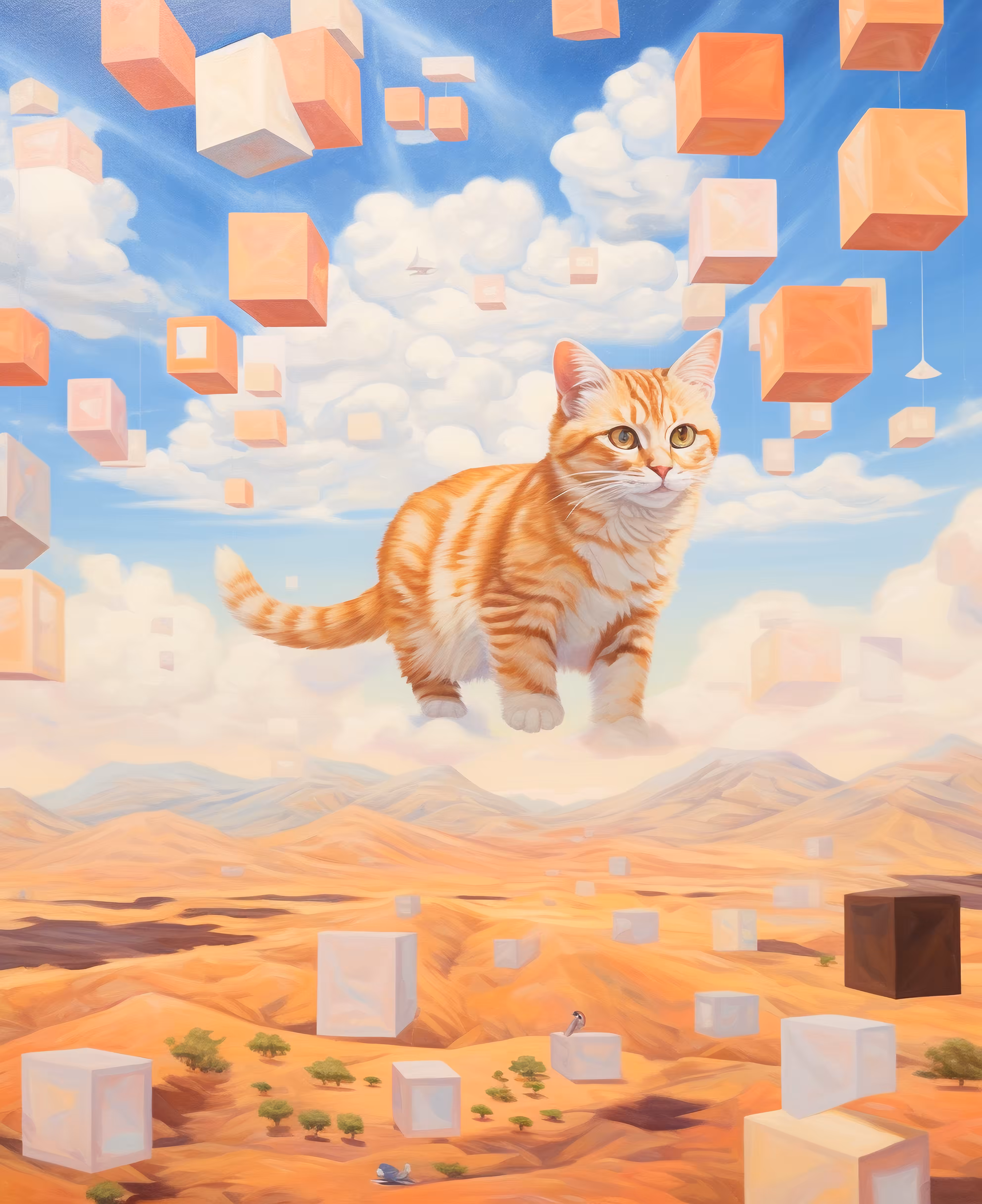 Surrealist cats