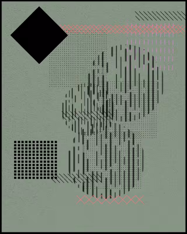 Dance of lines and shapes #40