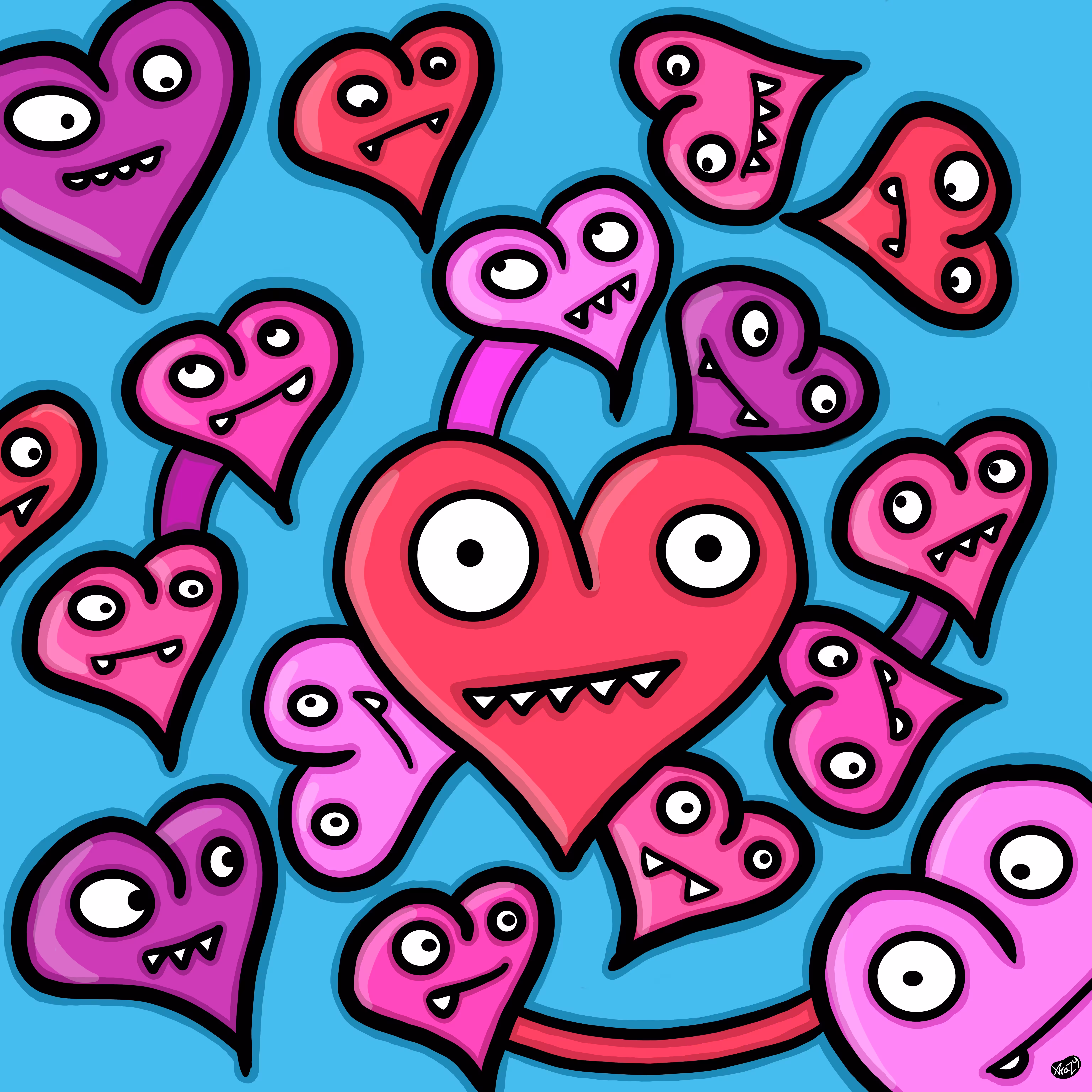 Squiggle Monster 026