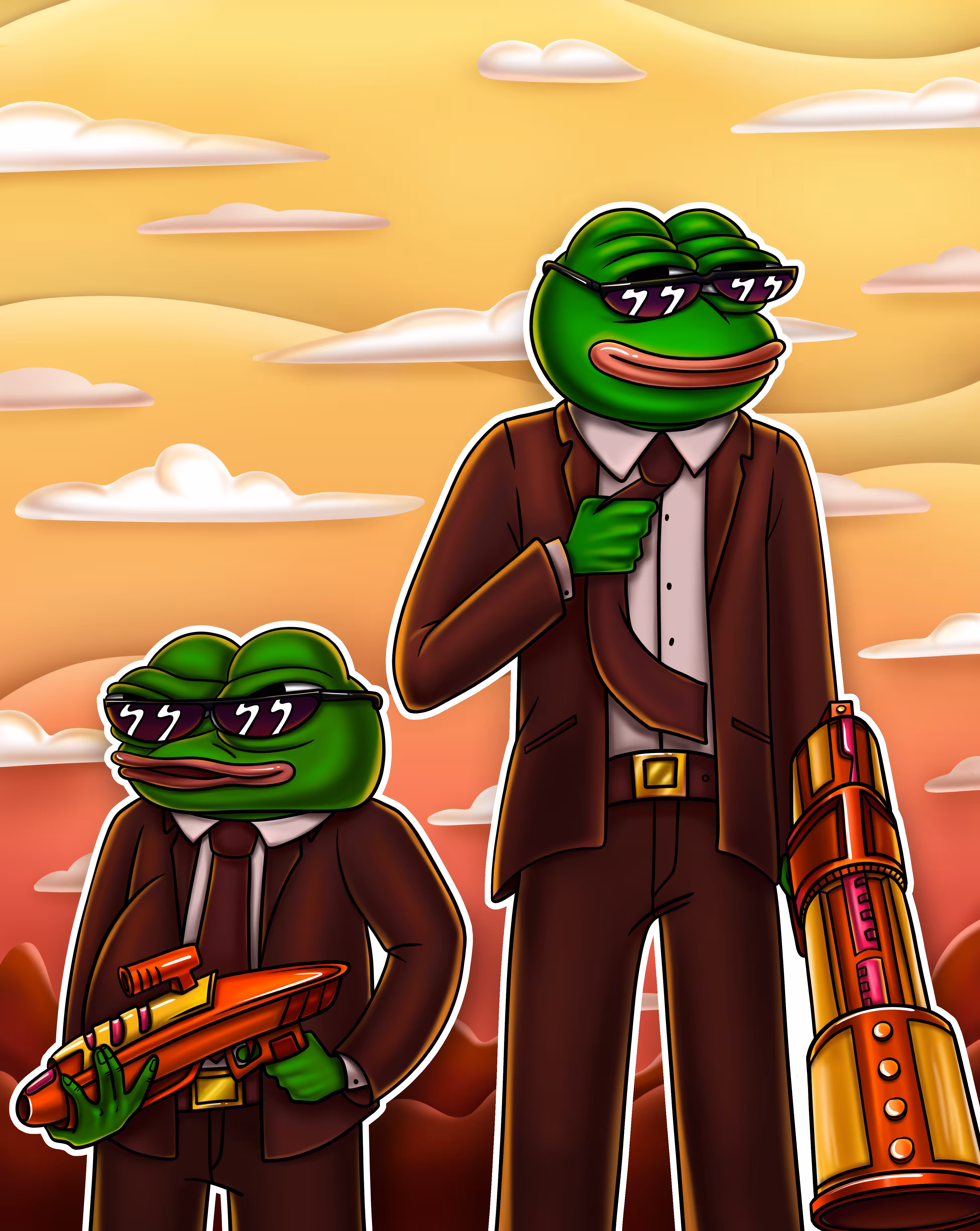 Frogs on guard of the Galaxy