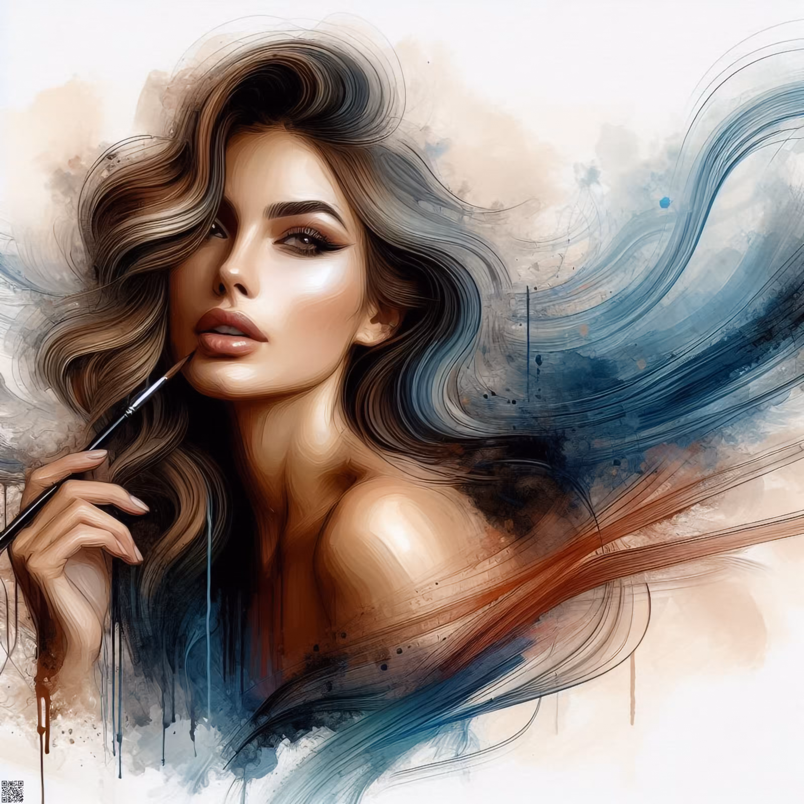 🎨Feminine Beauty in Paint#9