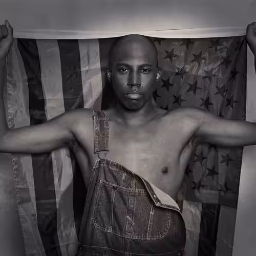 Man with Flag