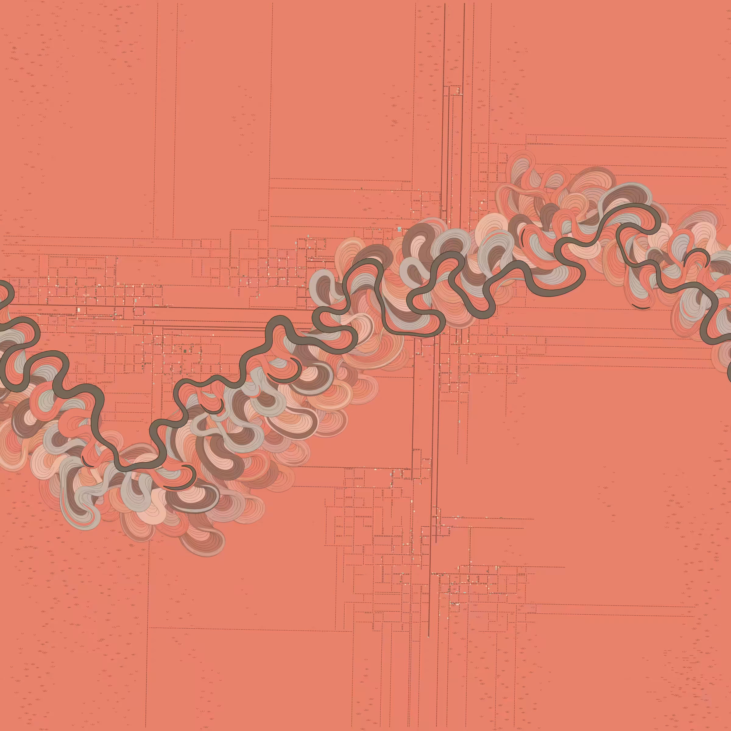 Ancient Courses of Fictional Rivers #529