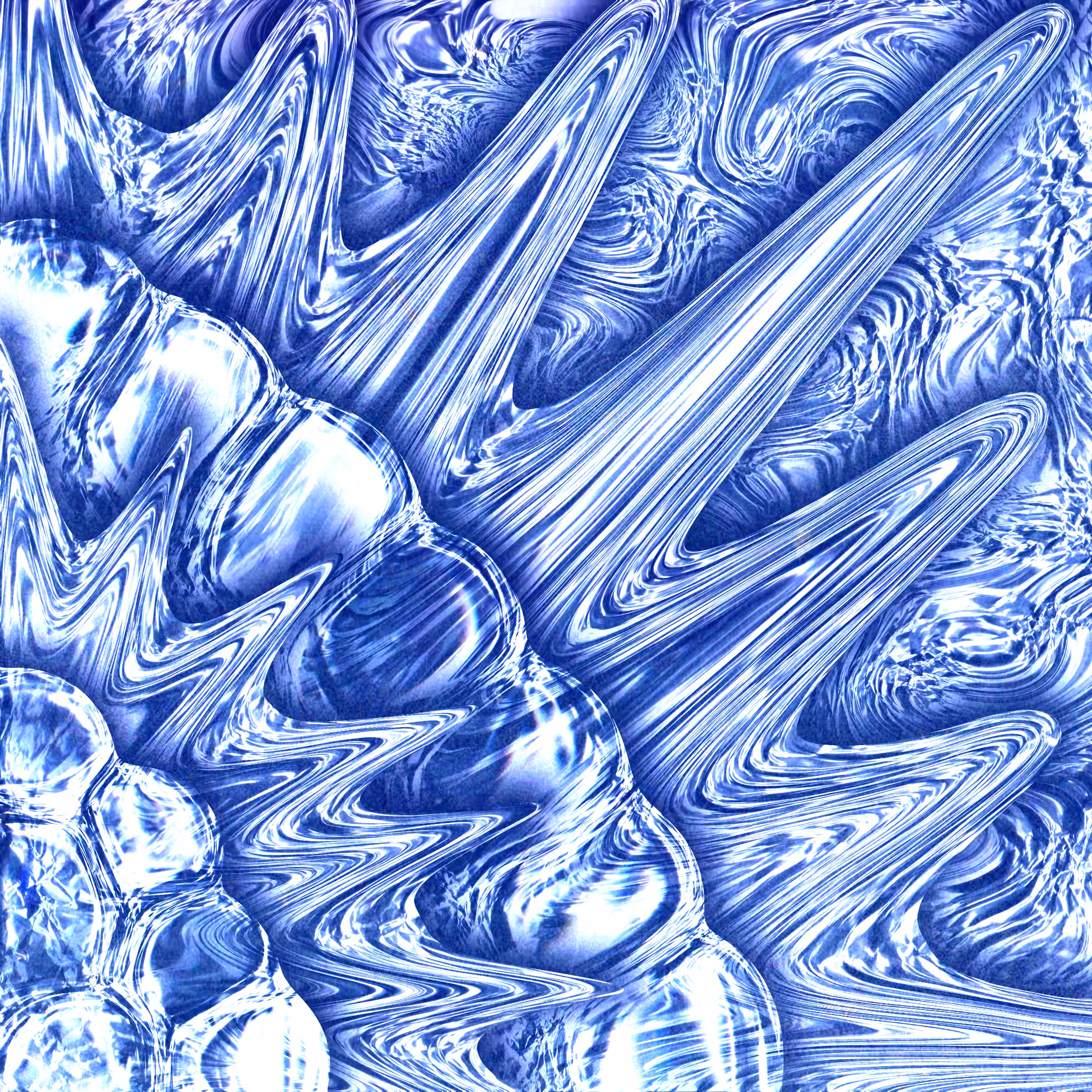 Blue Topographic
