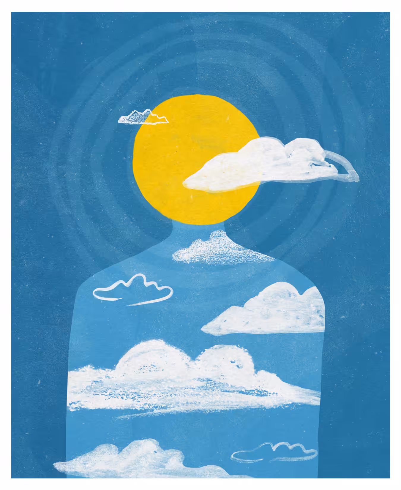 Pop Puppet #004 "MR. BLUE SKY"