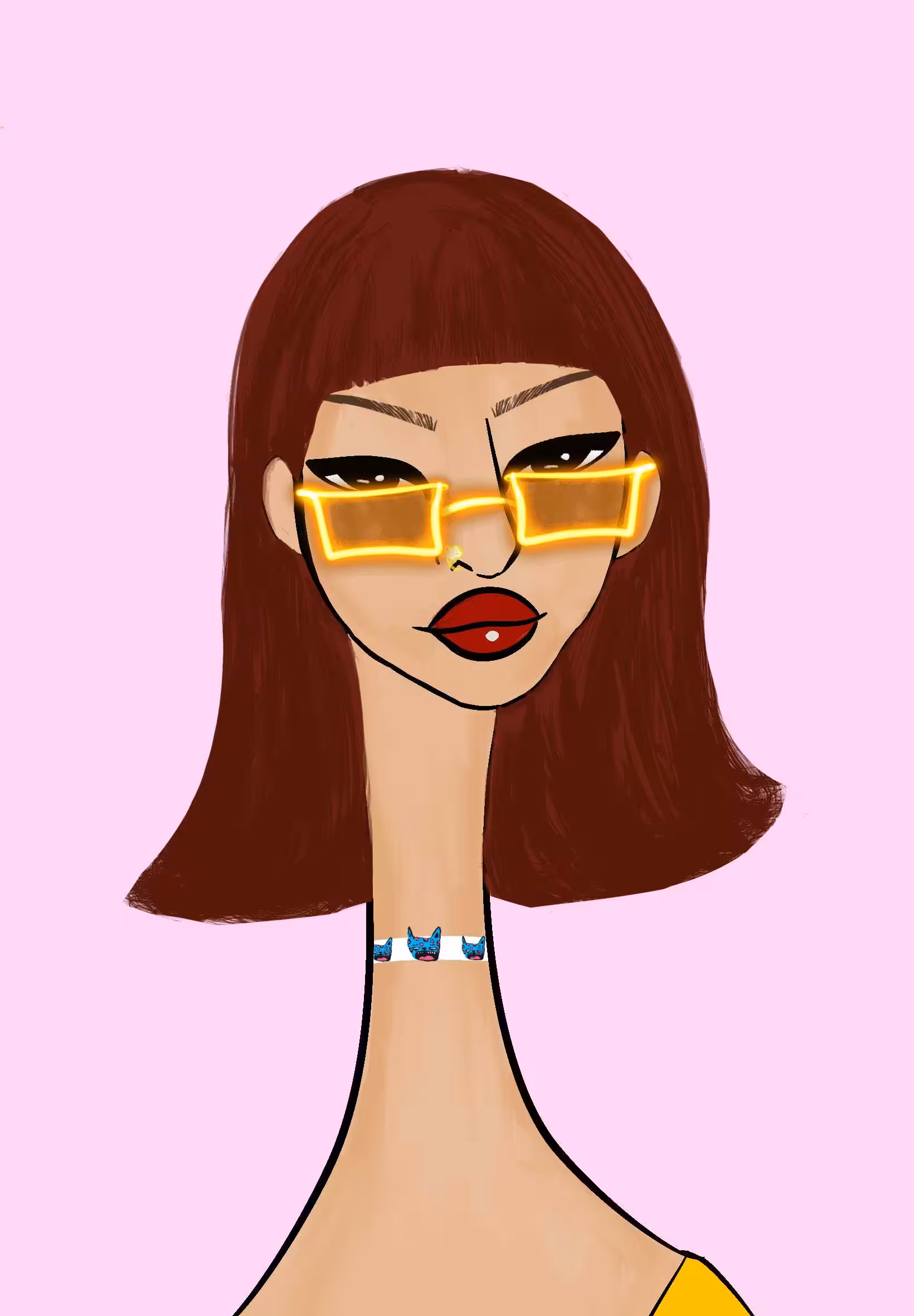 Long Neckie Ladies: Long Neckie Lady #2949