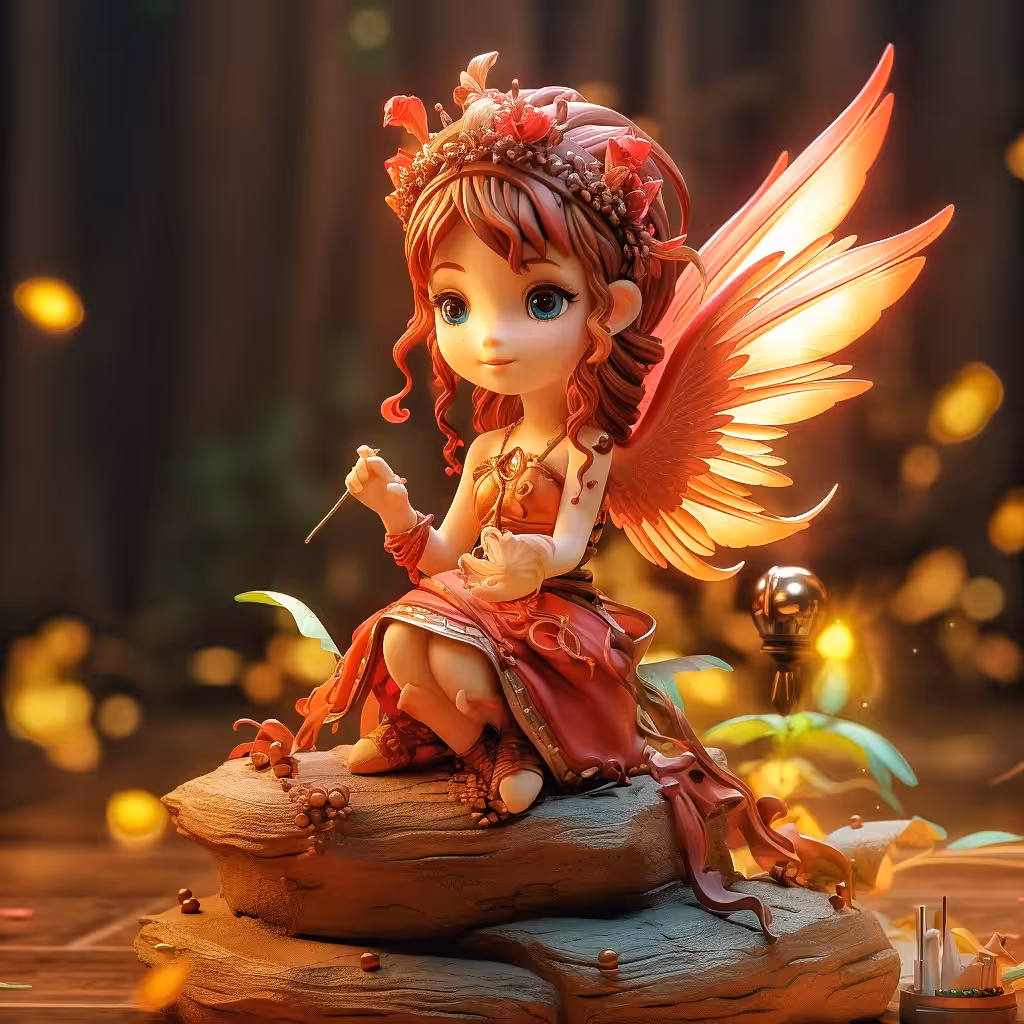Cute Sculpture Mythical Fairy #1