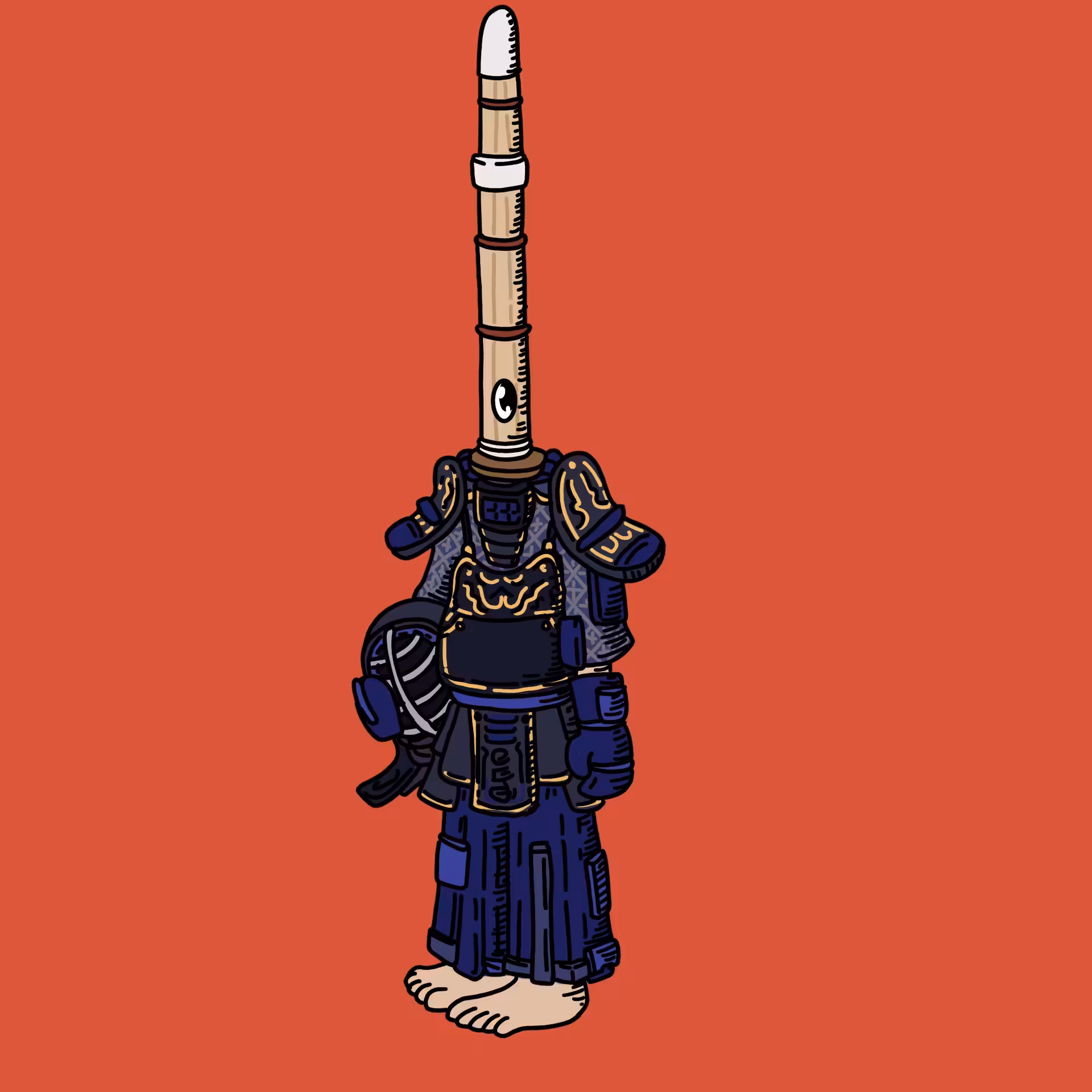 Kendoka one eyed guy #00192