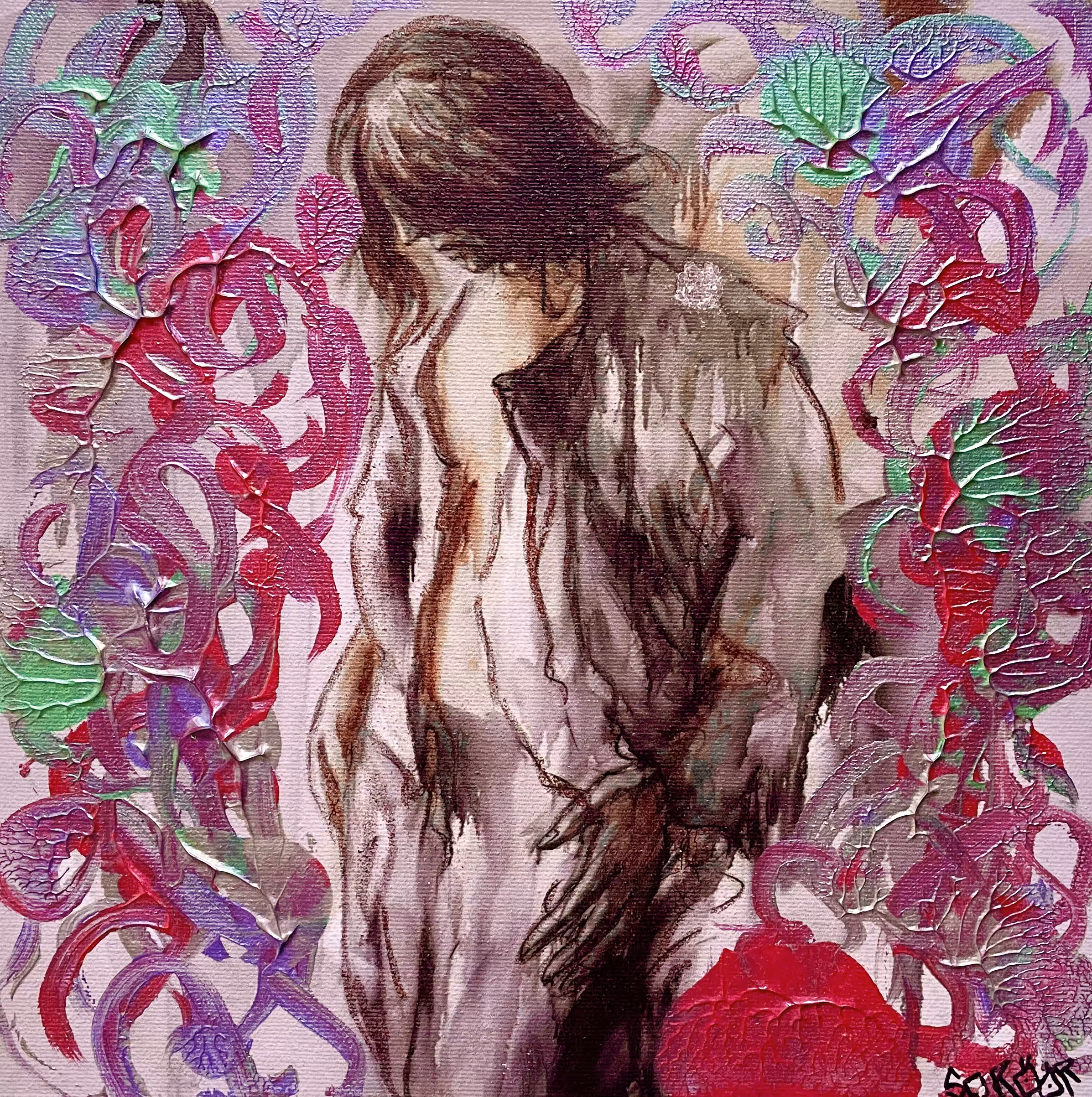 my abstract paintings: Tornado colors