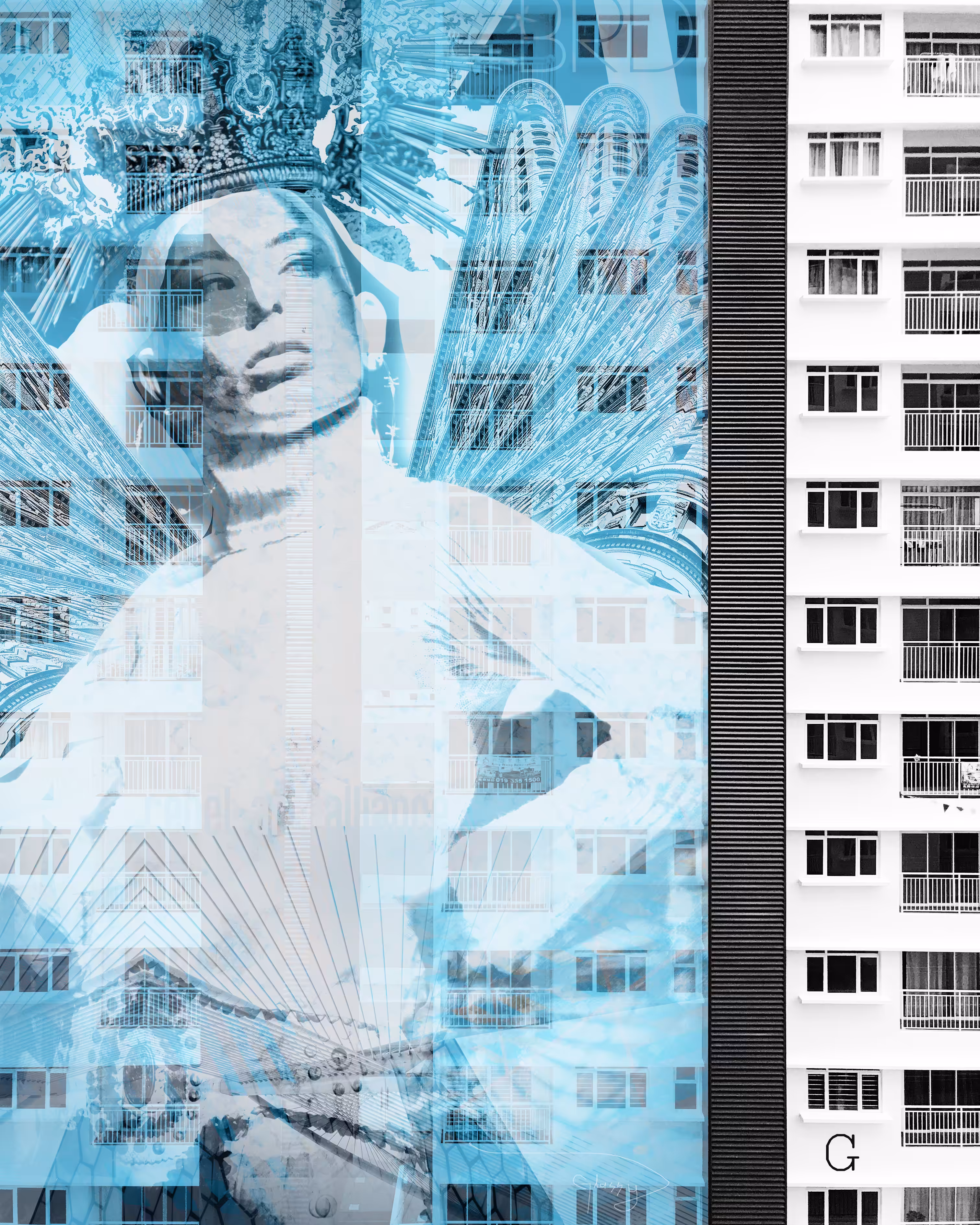 Immovable Saint on Building [Glassy Edition 1/1]