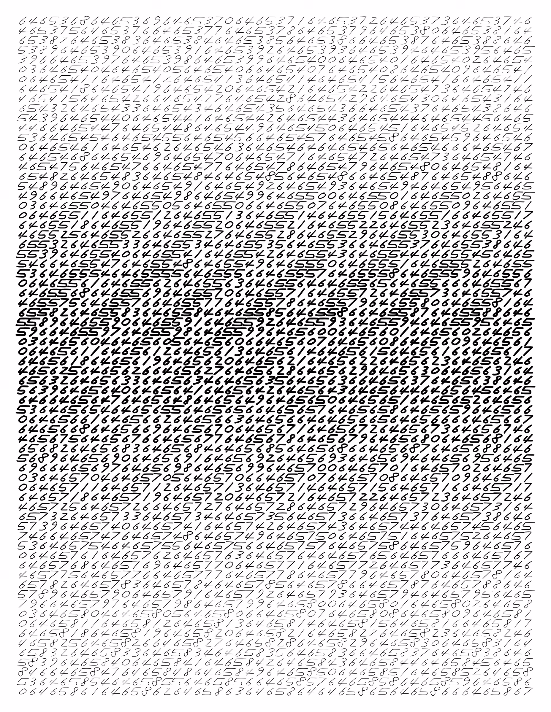 Endless (5,607,250 to Infinity) #2953
