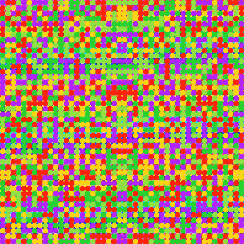 Squares and dots #19