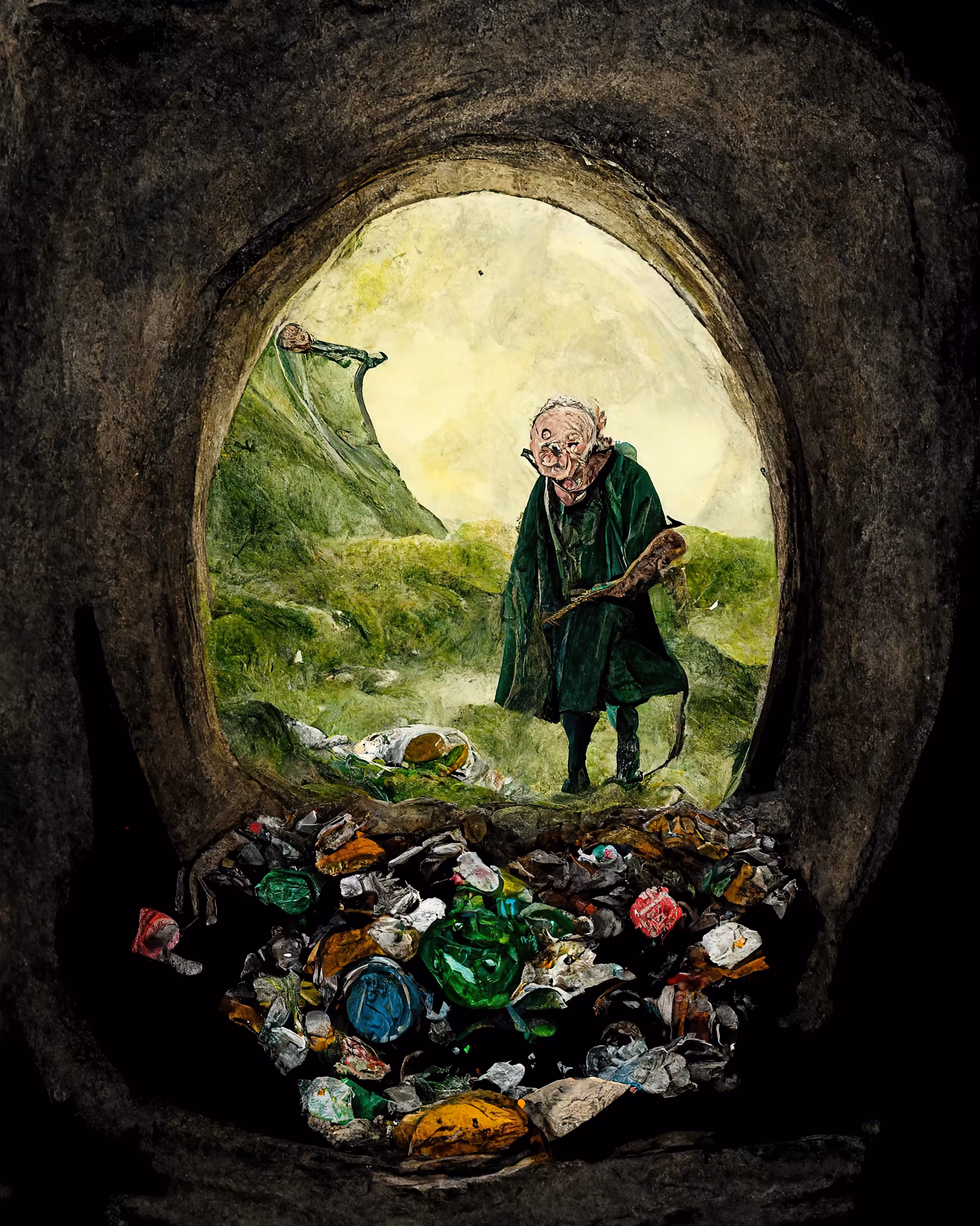 The trash cave
