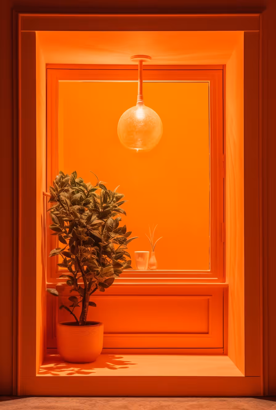 Reflecting Orange 