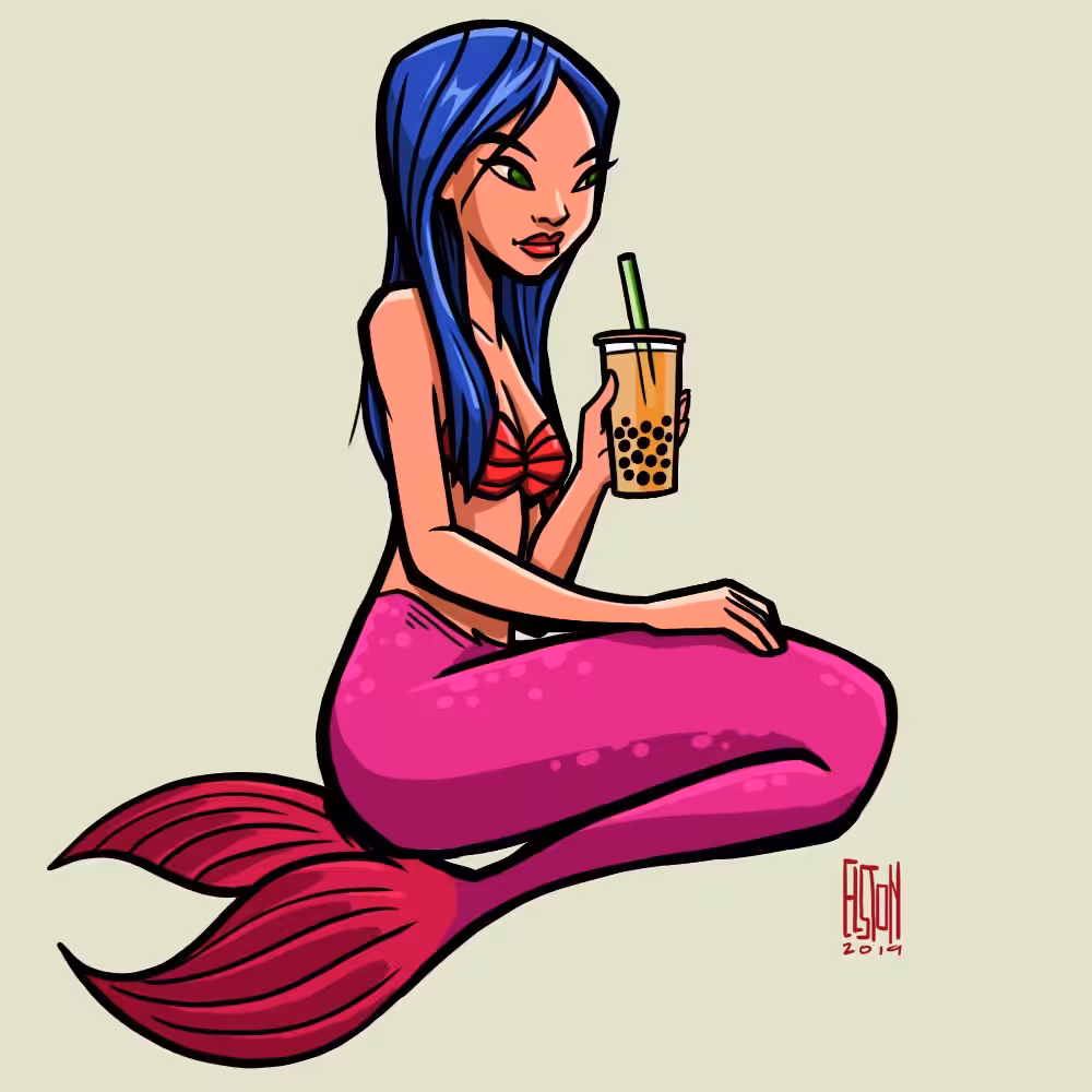 Boba Mermaid #1