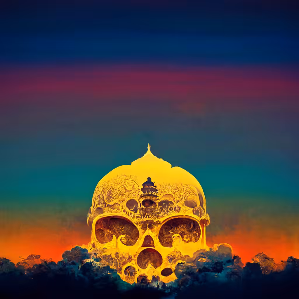 Skull #9 India - Celebrate 75 years of independence