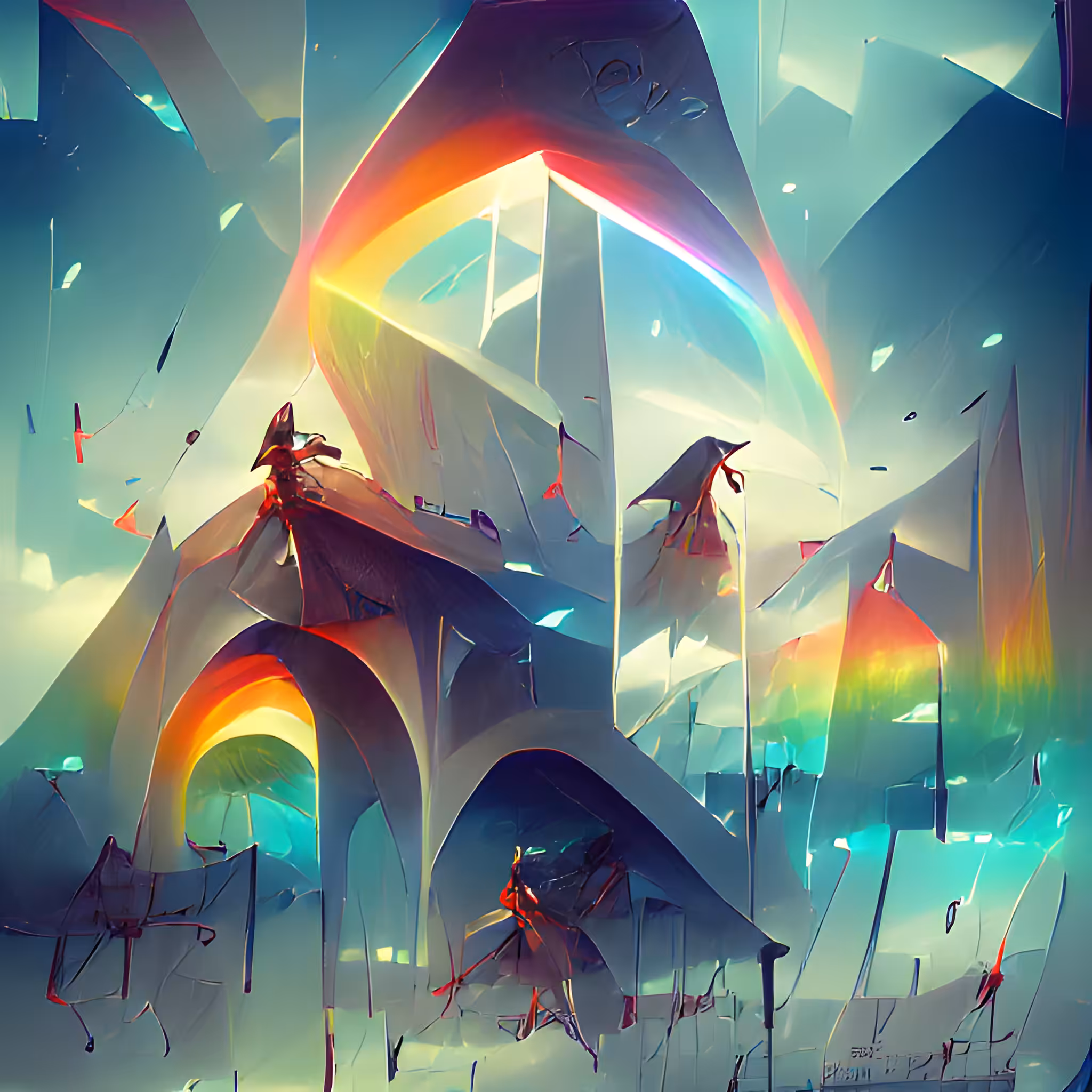 Rainbow castle