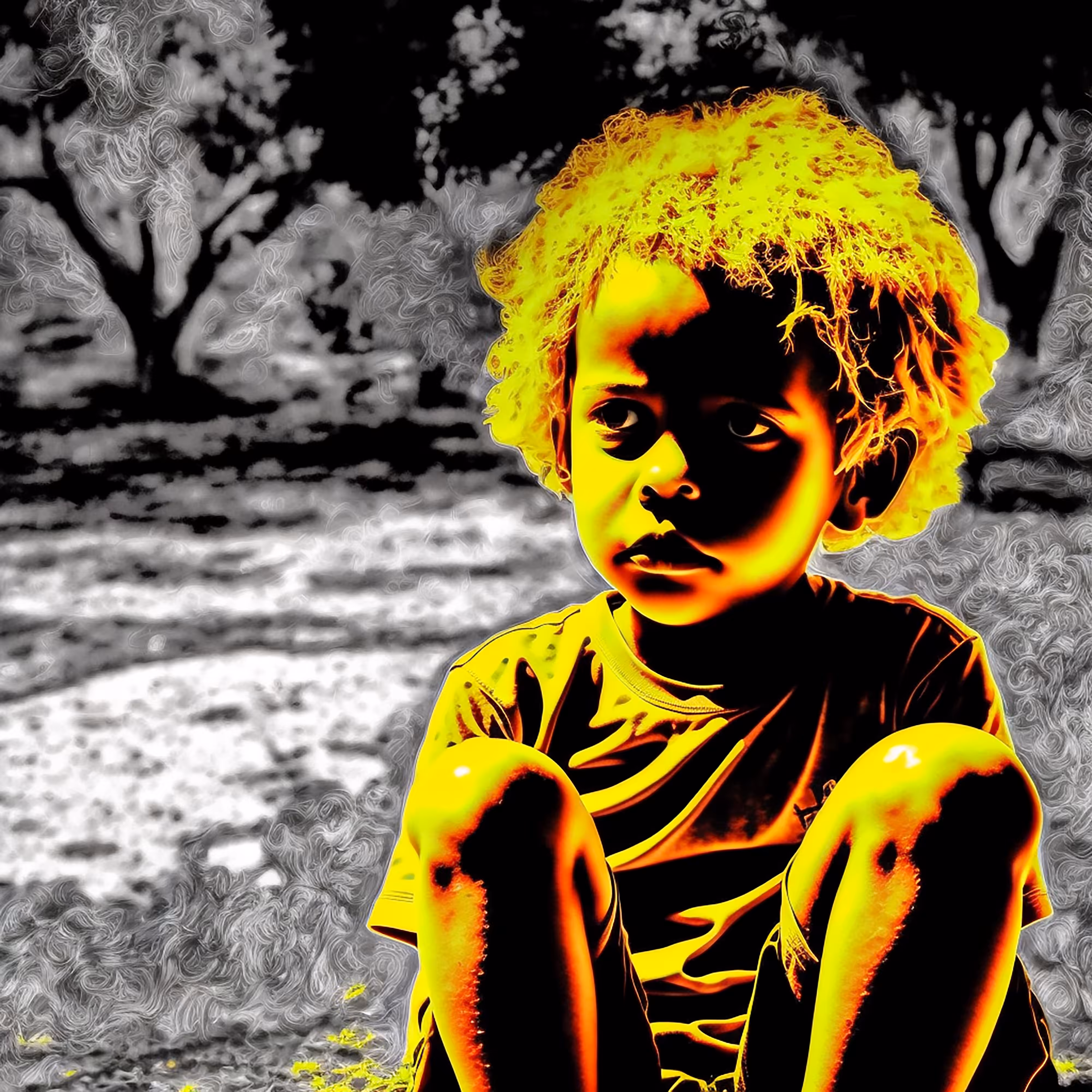 Wild Ideas Creeping Up in Yellow Shiny Moods Not Boots