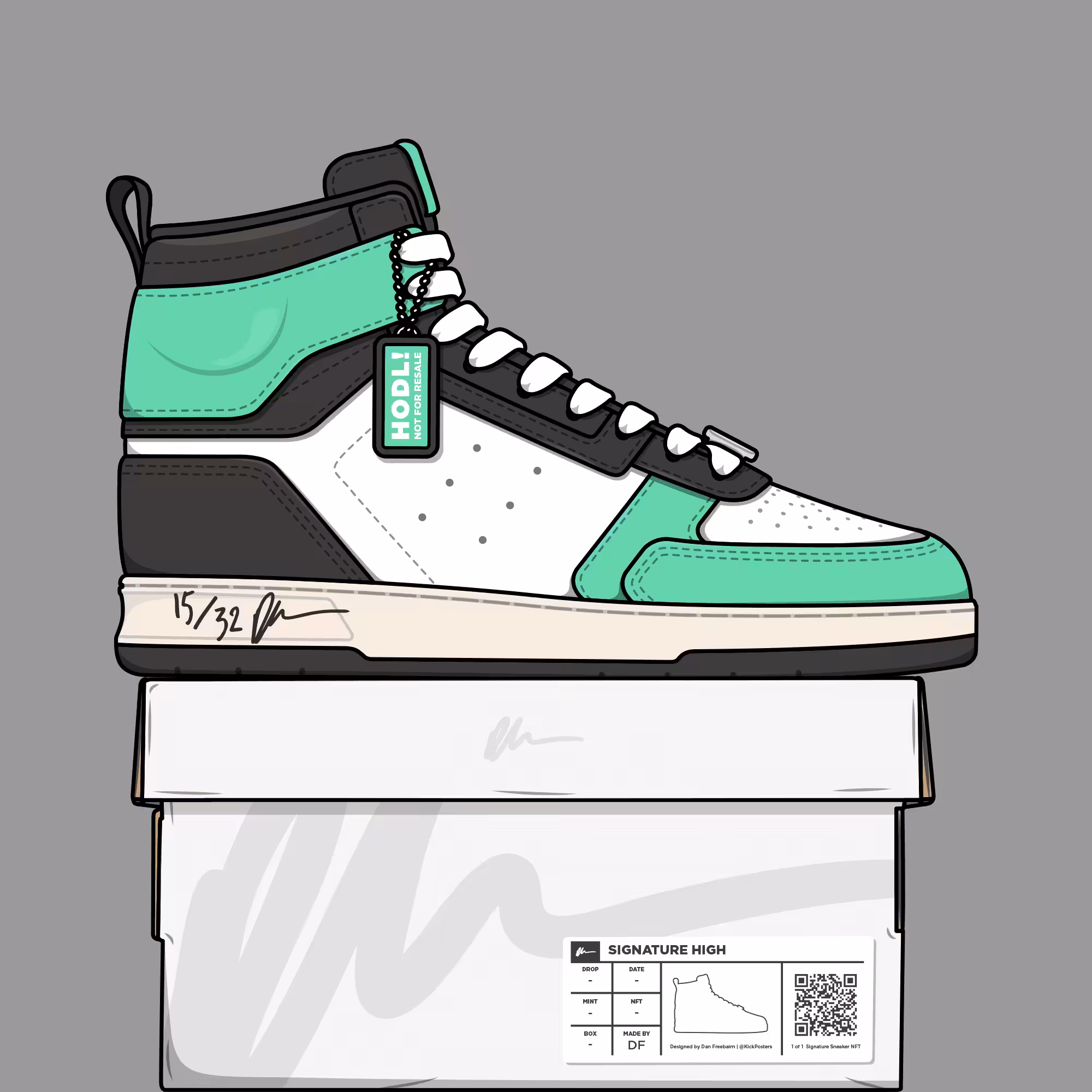 Signature Sneaker High 'Spectrum' - #15