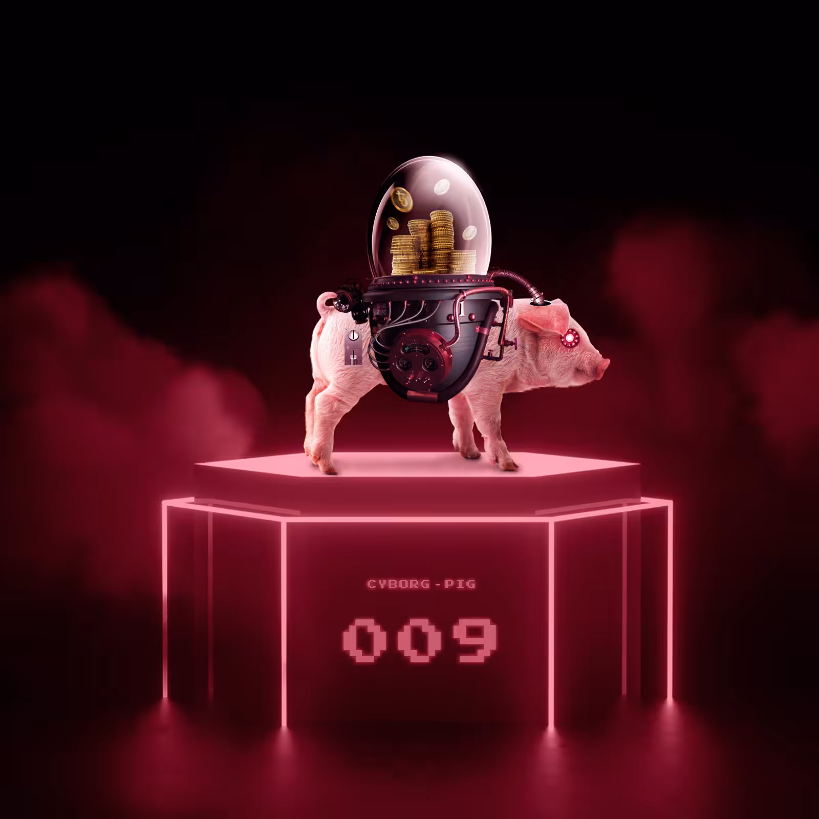 Cyborg Pig #009