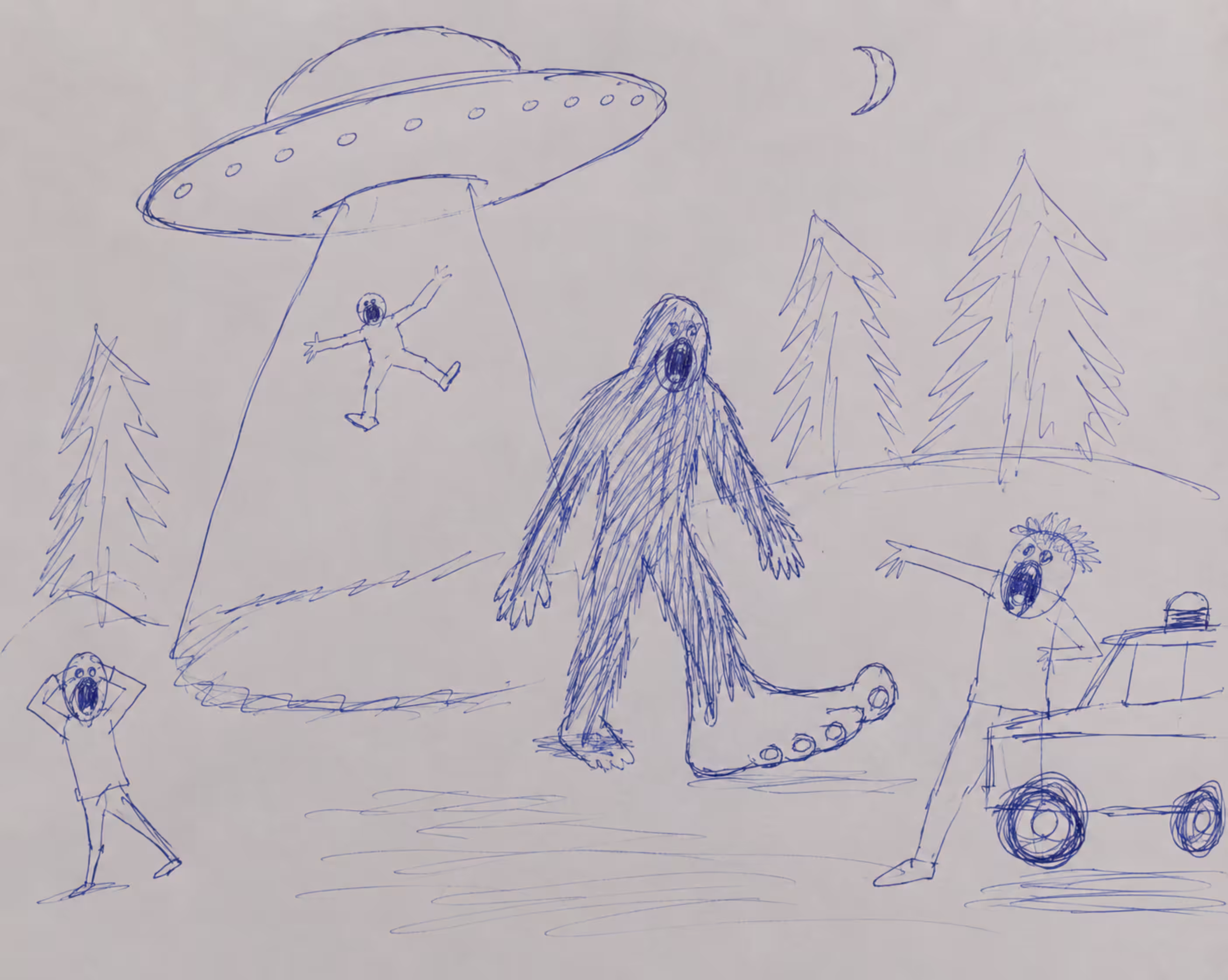 Bigfoot / UFO Encounter™