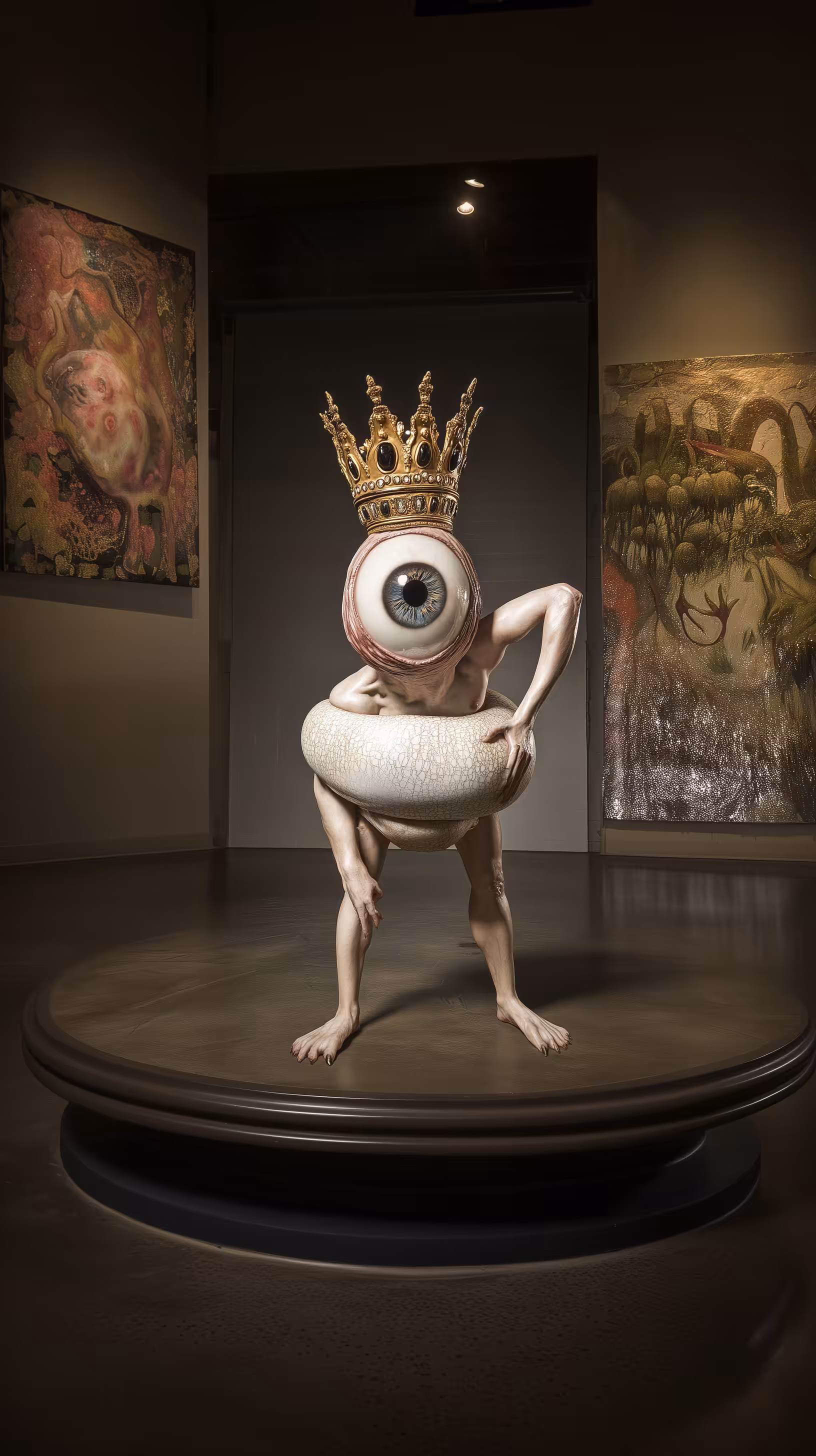 Eyes scream royal secrets