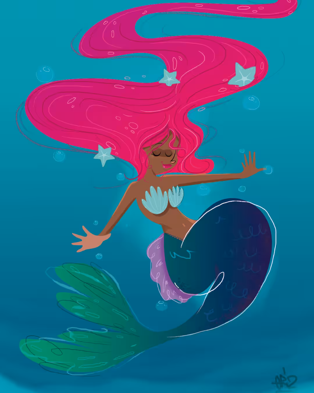 Black Mermaid 