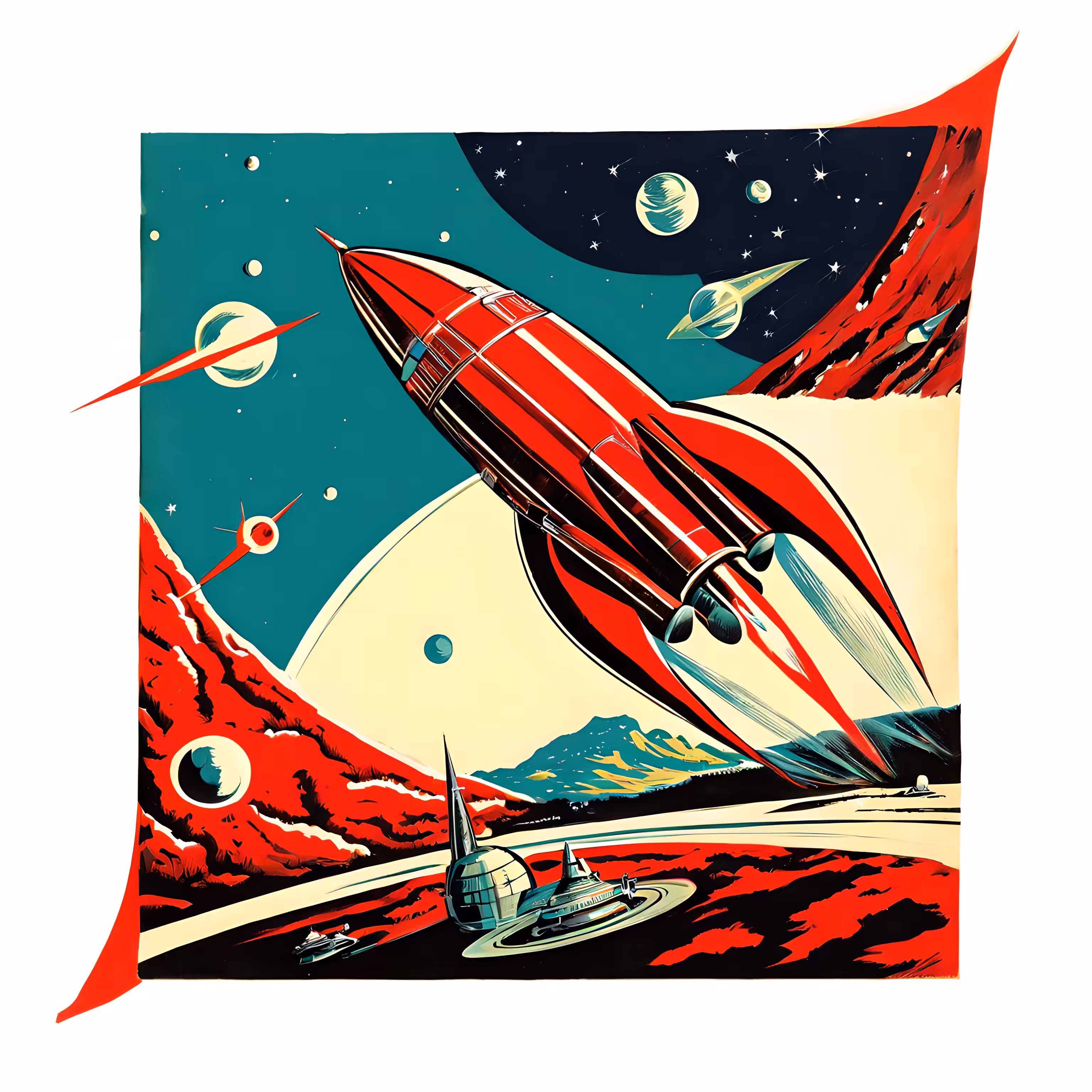 Wish You Were Here: Retro Rockets #33