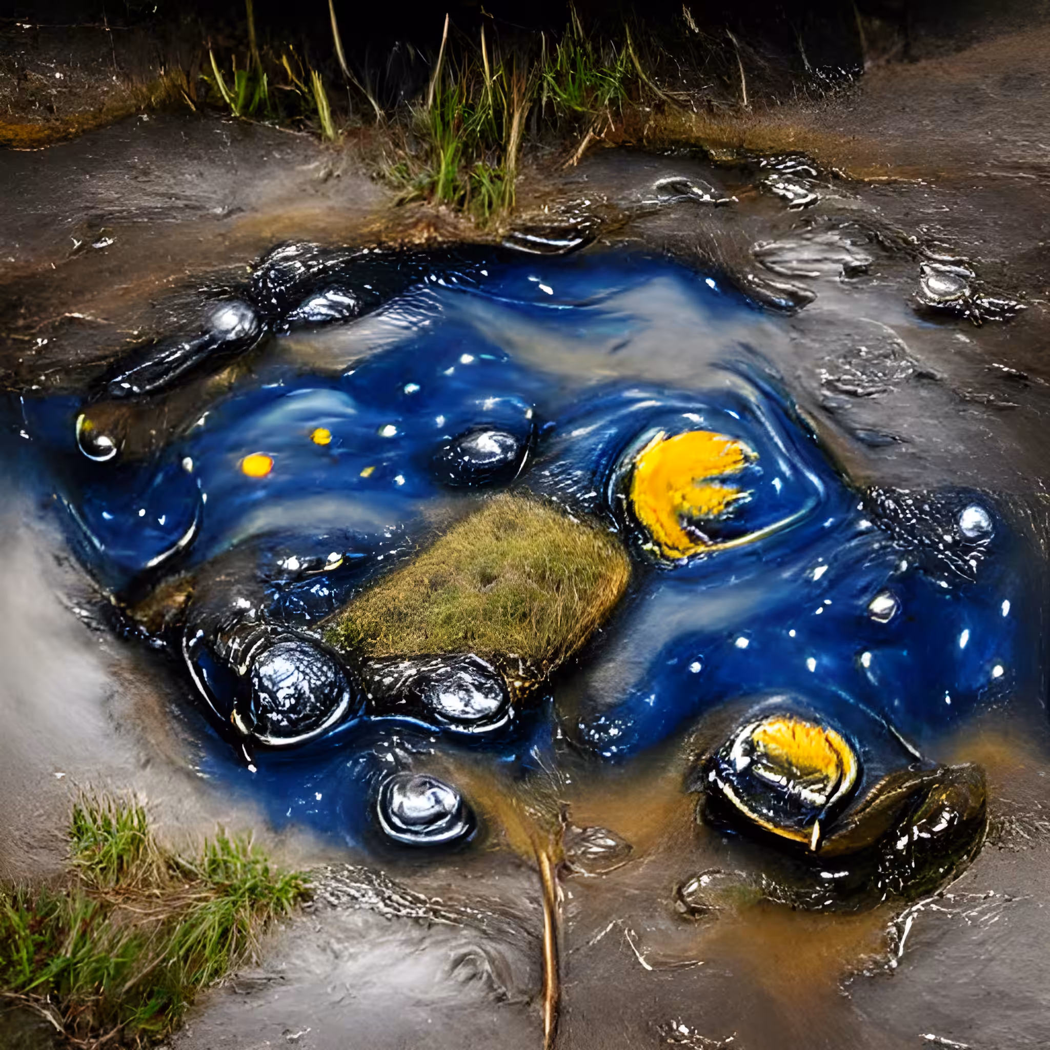 Pools of Starry Night #08